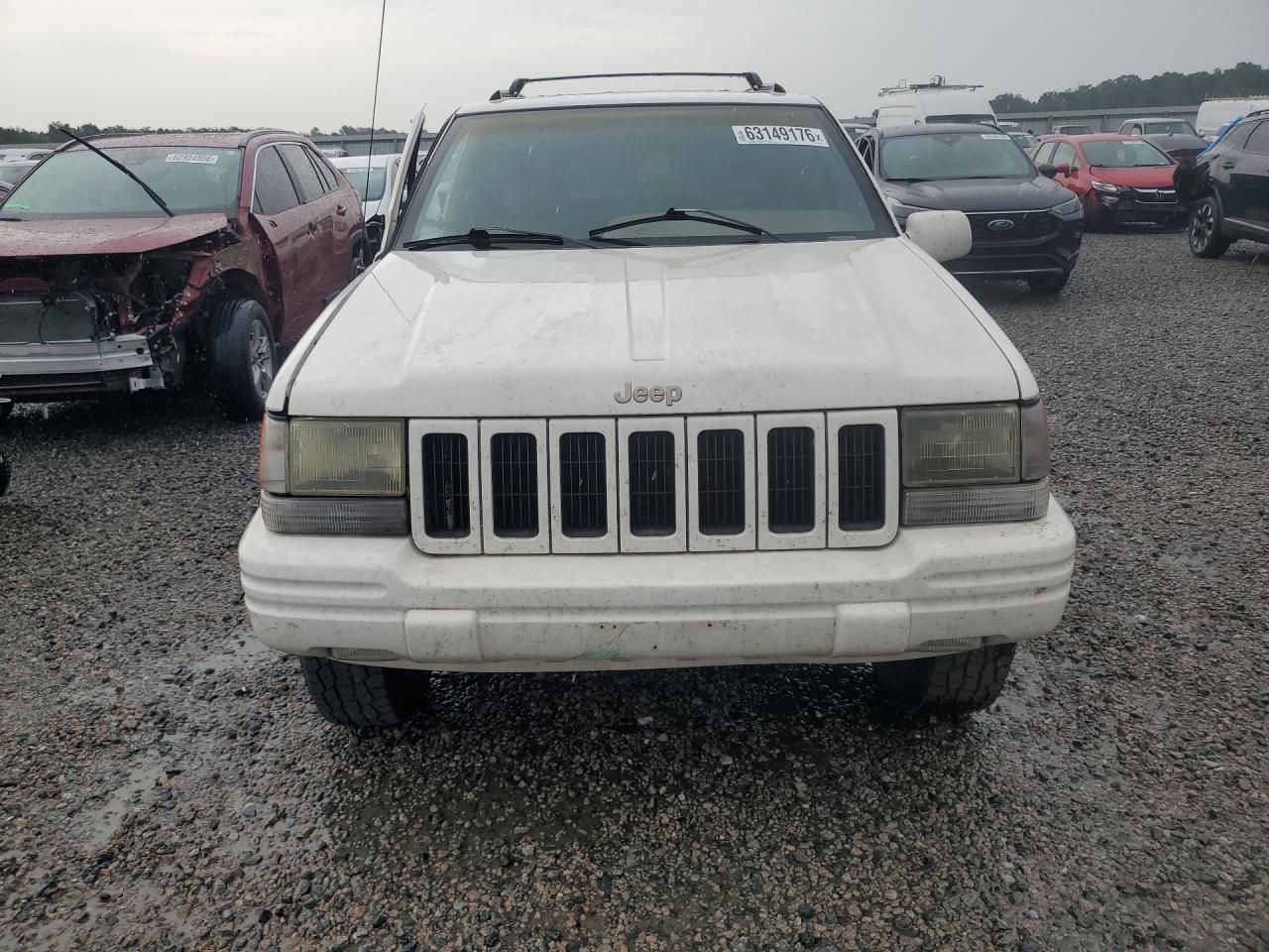1998 Jeep Grand Cherokee Limited White vin: 1J4GX78Y7WC221027