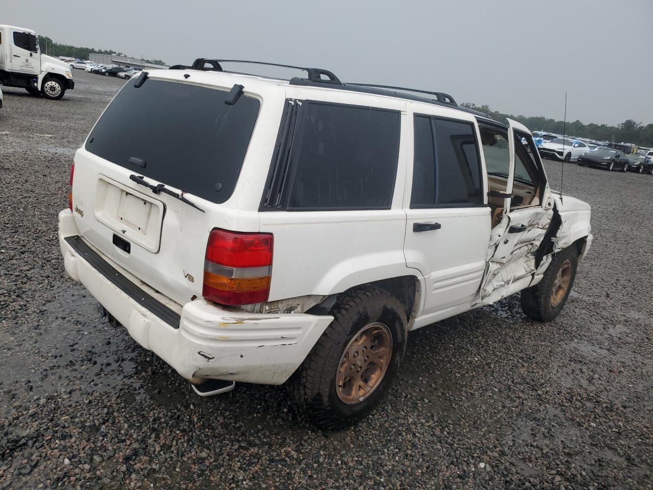 1998 Jeep Grand Cherokee Limited White vin: 1J4GX78Y7WC221027