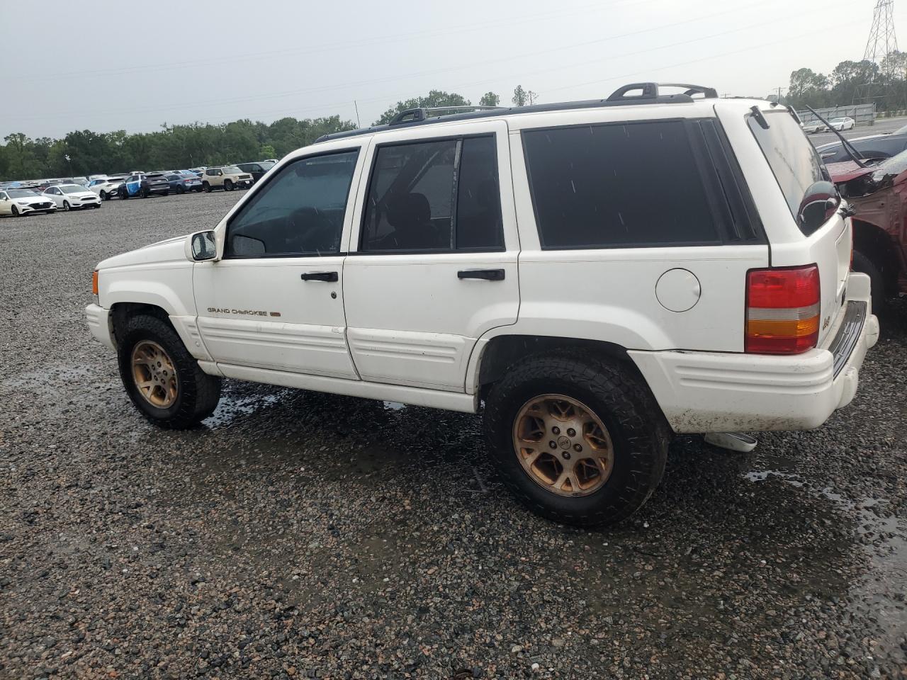1998 Jeep Grand Cherokee Limited White vin: 1J4GX78Y7WC221027