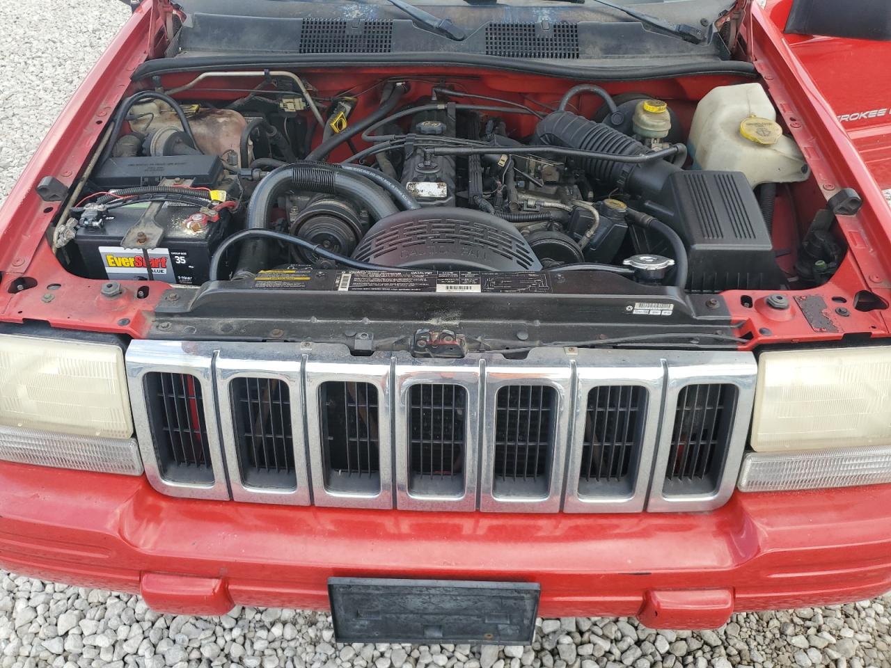 1998 Jeep Grand Cherokee Laredo Red vin: 1J4GZ48S6WC282812