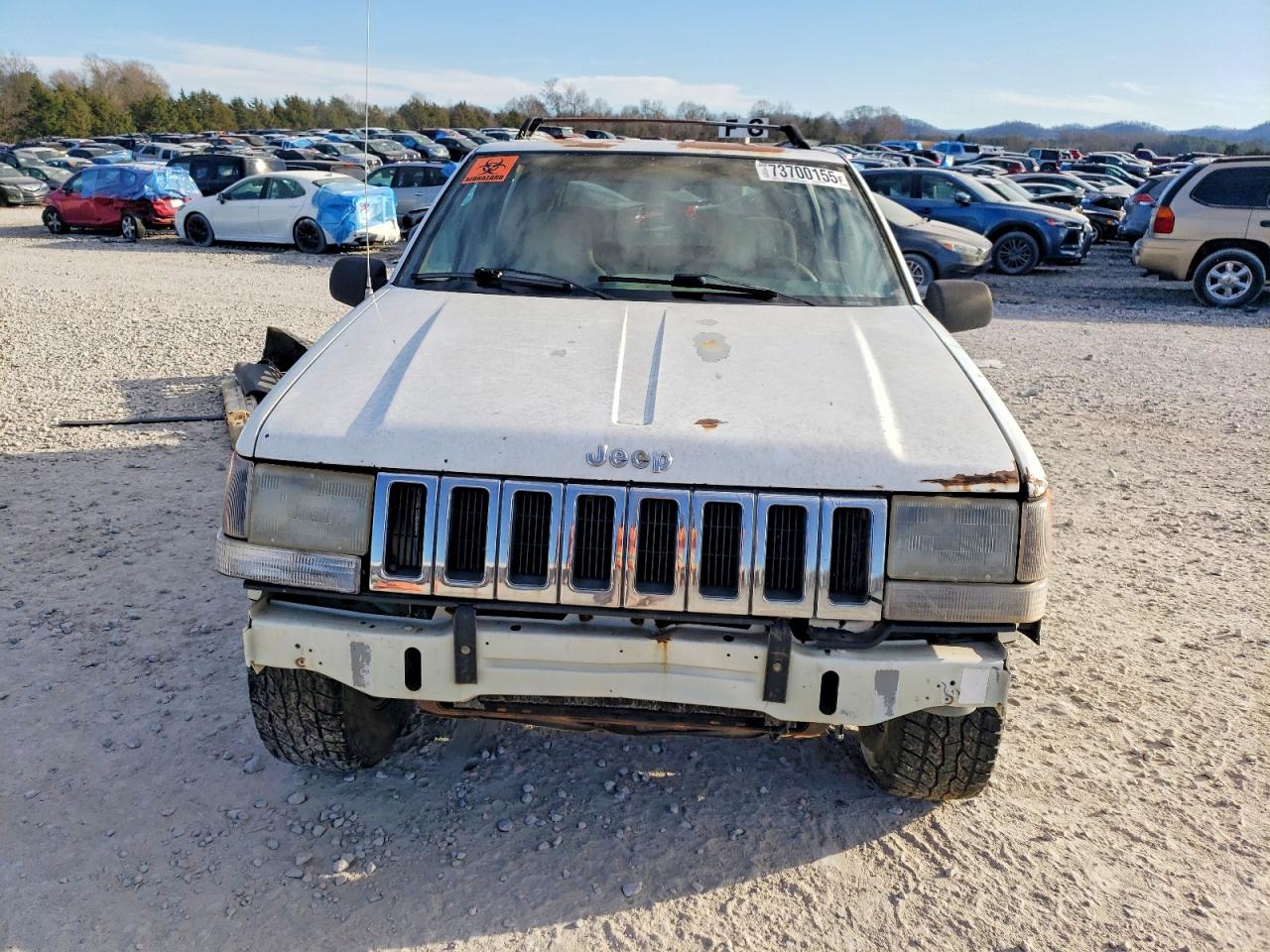 1995 Jeep Grand Cherokee Laredo White vin: 1J4GZ58S0SC593376