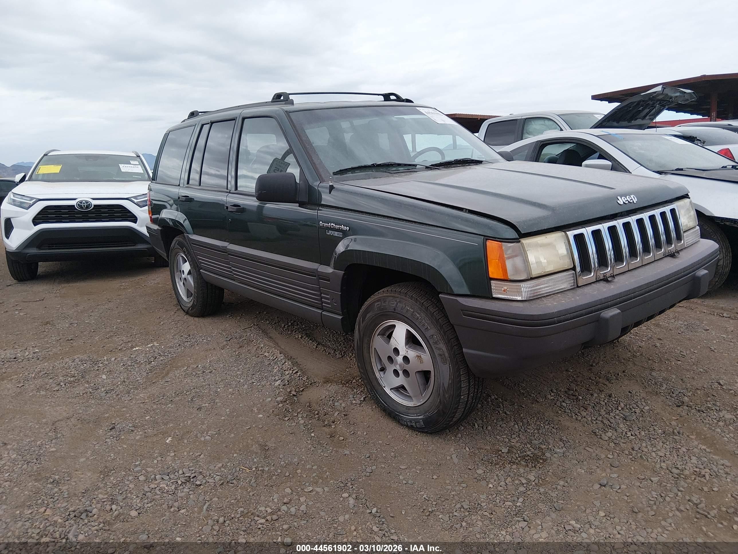 1995 Jeep Grand Cherokee Laredo Green vin: 1J4GZ58S0SC670778