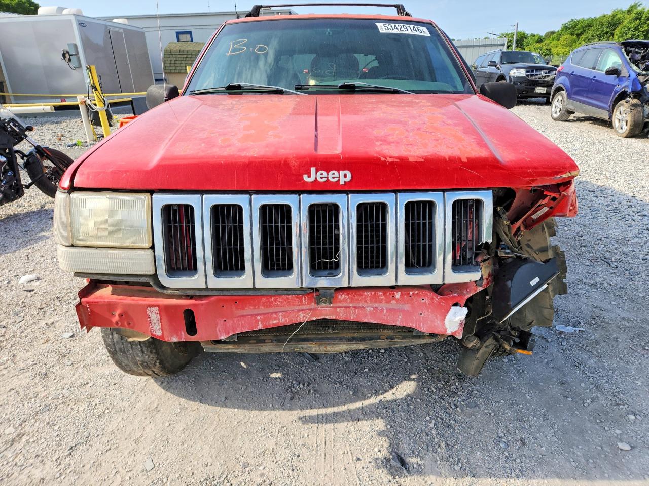 1998 Jeep Grand Cherokee Red vin: 1J4GZ58S0WC209893