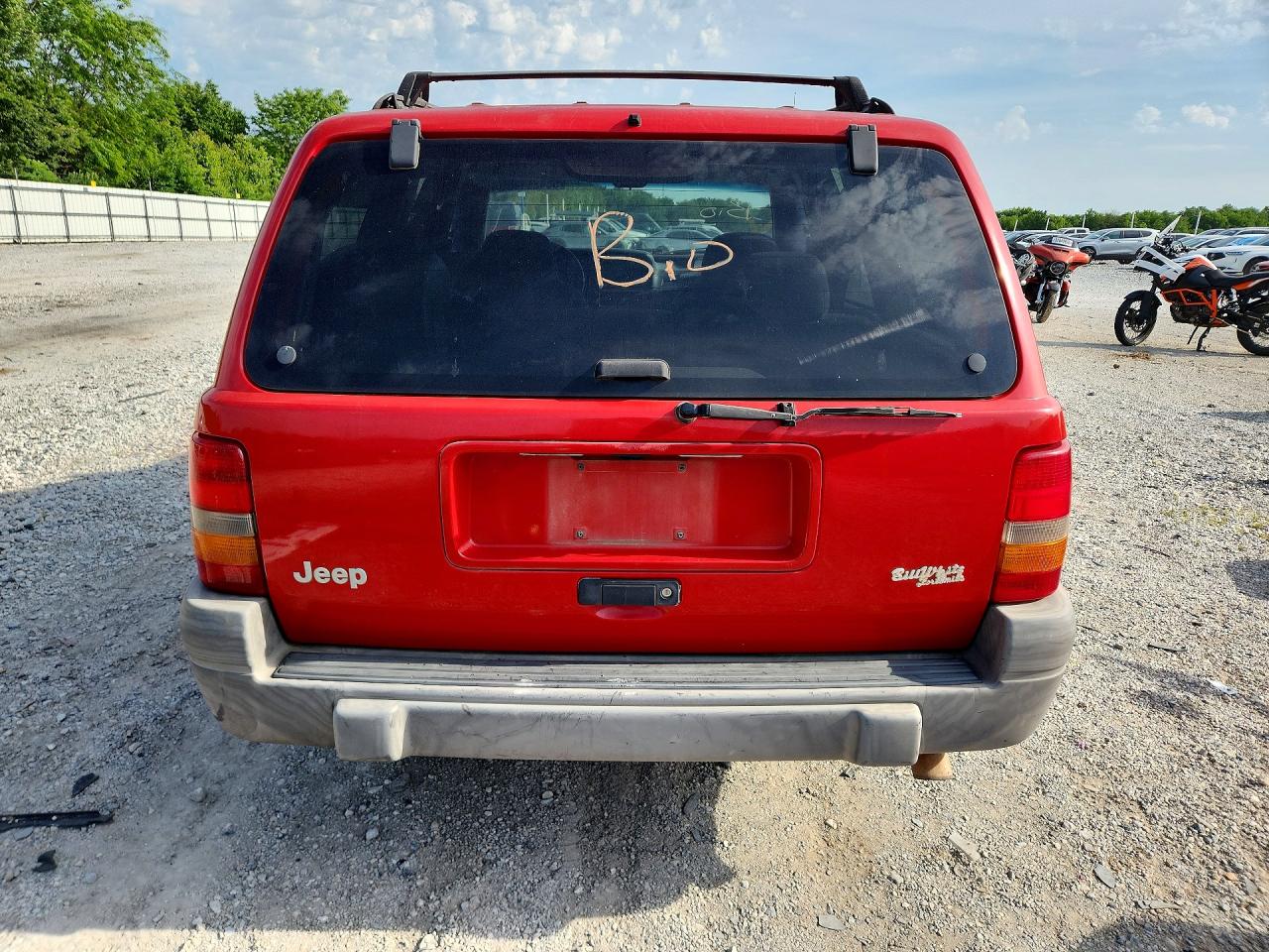 1998 Jeep Grand Cherokee Red vin: 1J4GZ58S0WC209893