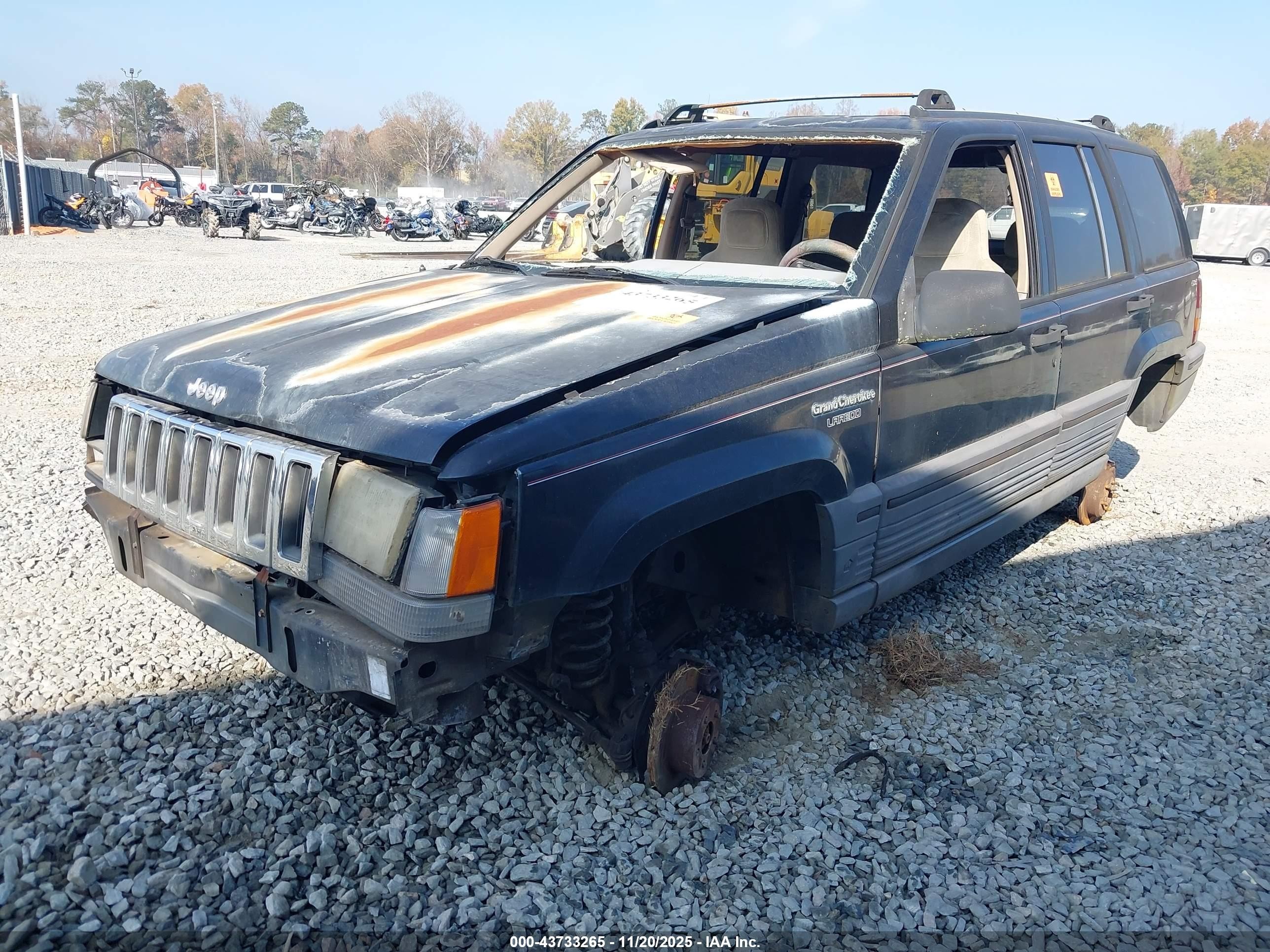 1995 Jeep Grand Cherokee Laredo Black vin: 1J4GZ58S1SC502051