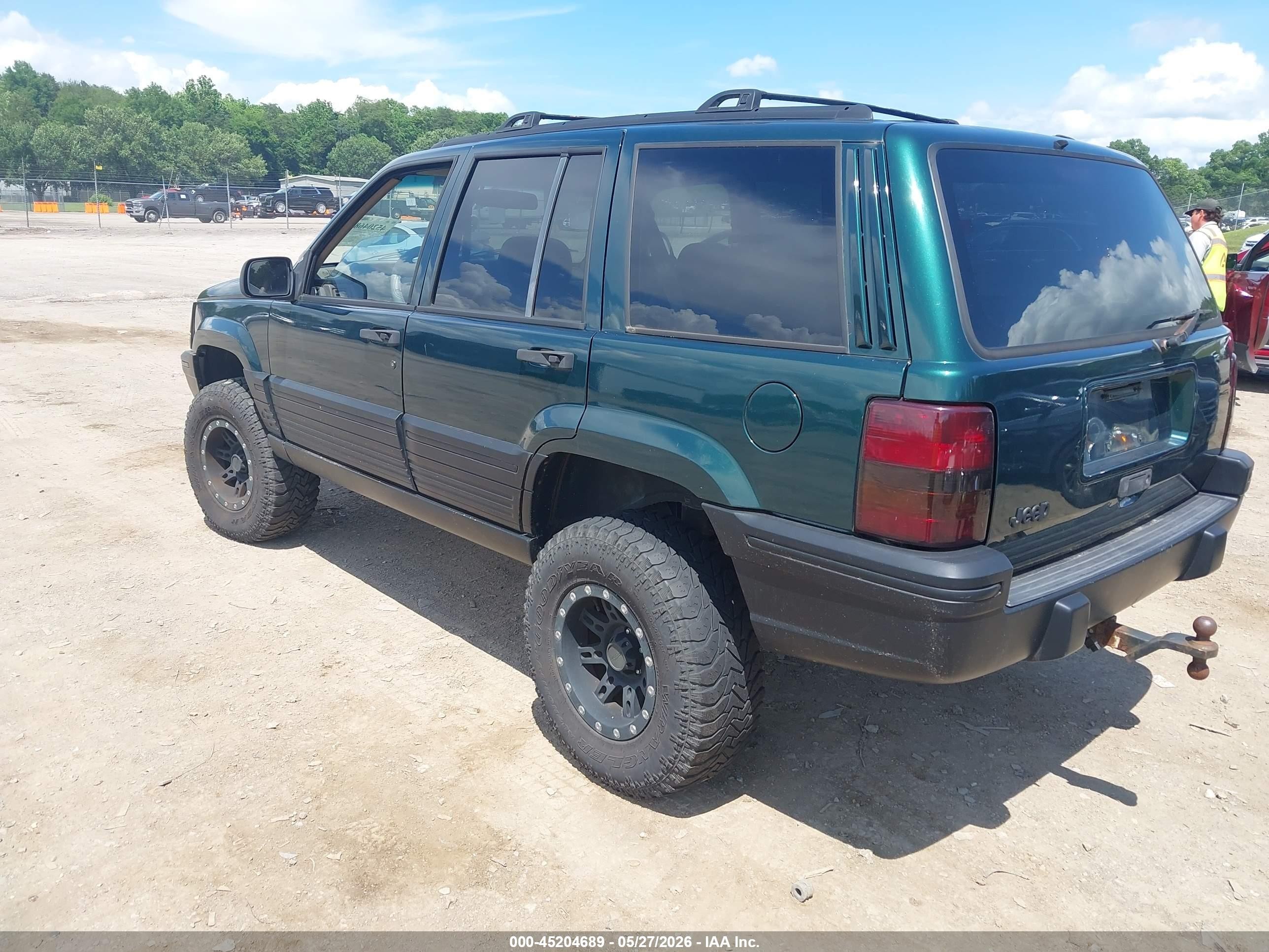 1995 Jeep Grand Cherokee Laredo Green vin: 1J4GZ58S1SC508612