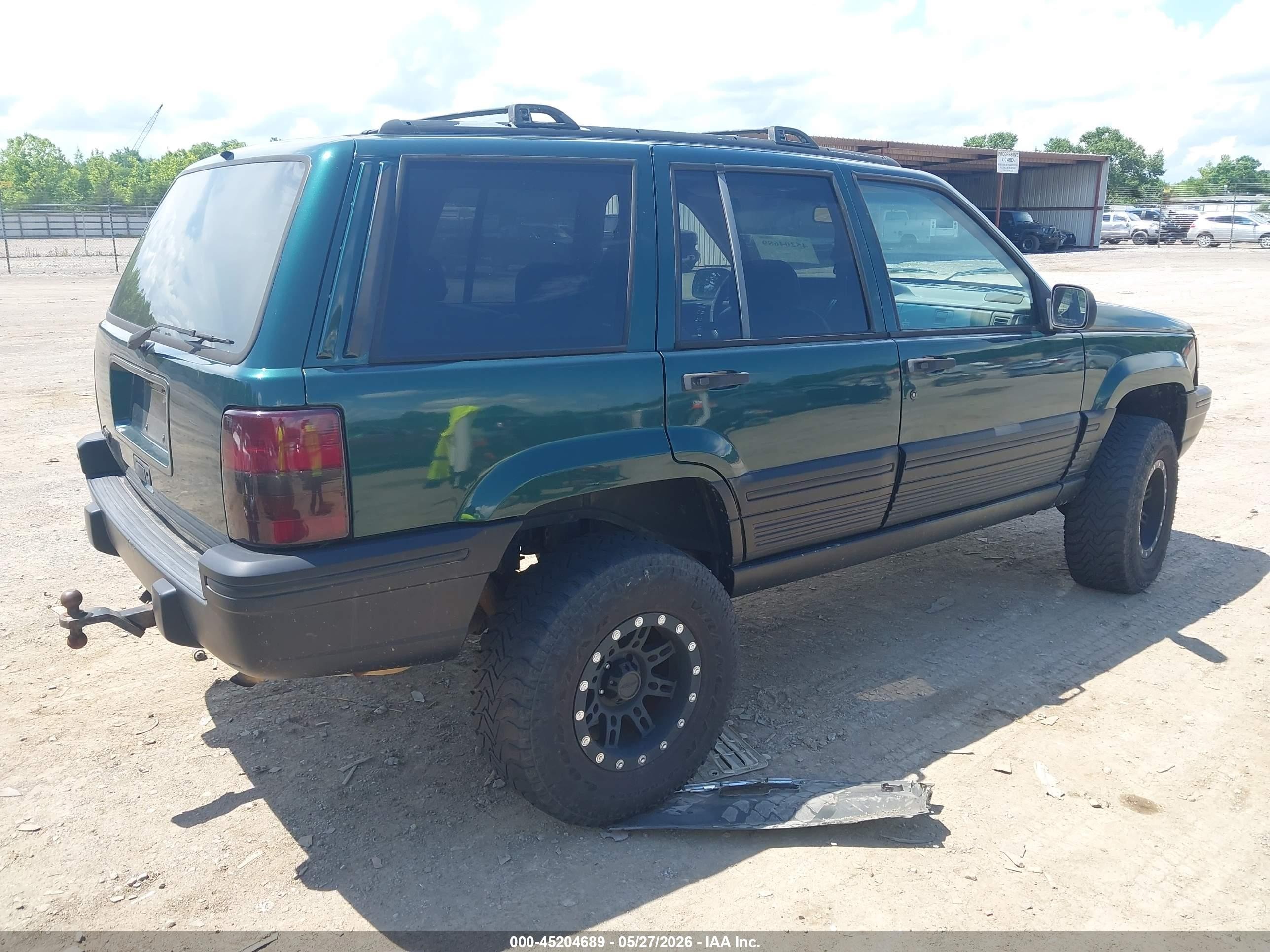 1995 Jeep Grand Cherokee Laredo Green vin: 1J4GZ58S1SC508612