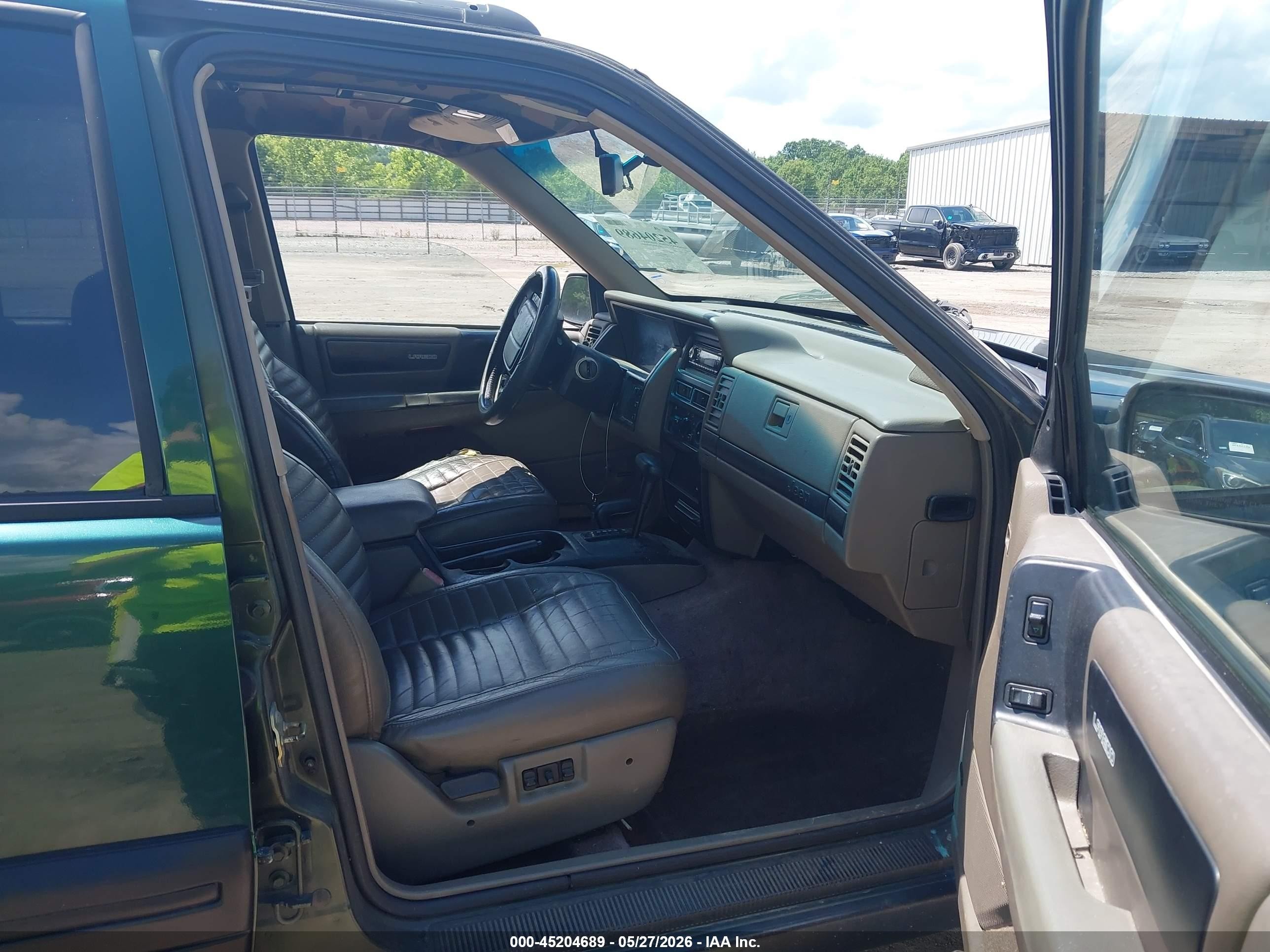 1995 Jeep Grand Cherokee Laredo Green vin: 1J4GZ58S1SC508612