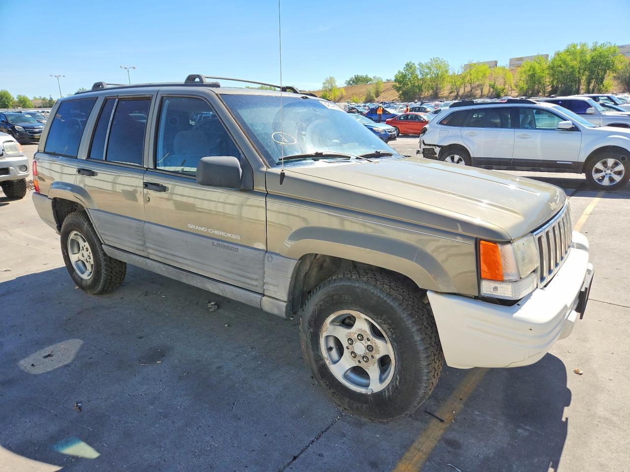 1998 Jeep Grand Cherokee Lared Желто-коричневый vin: 1J4GZ58S1WC367515