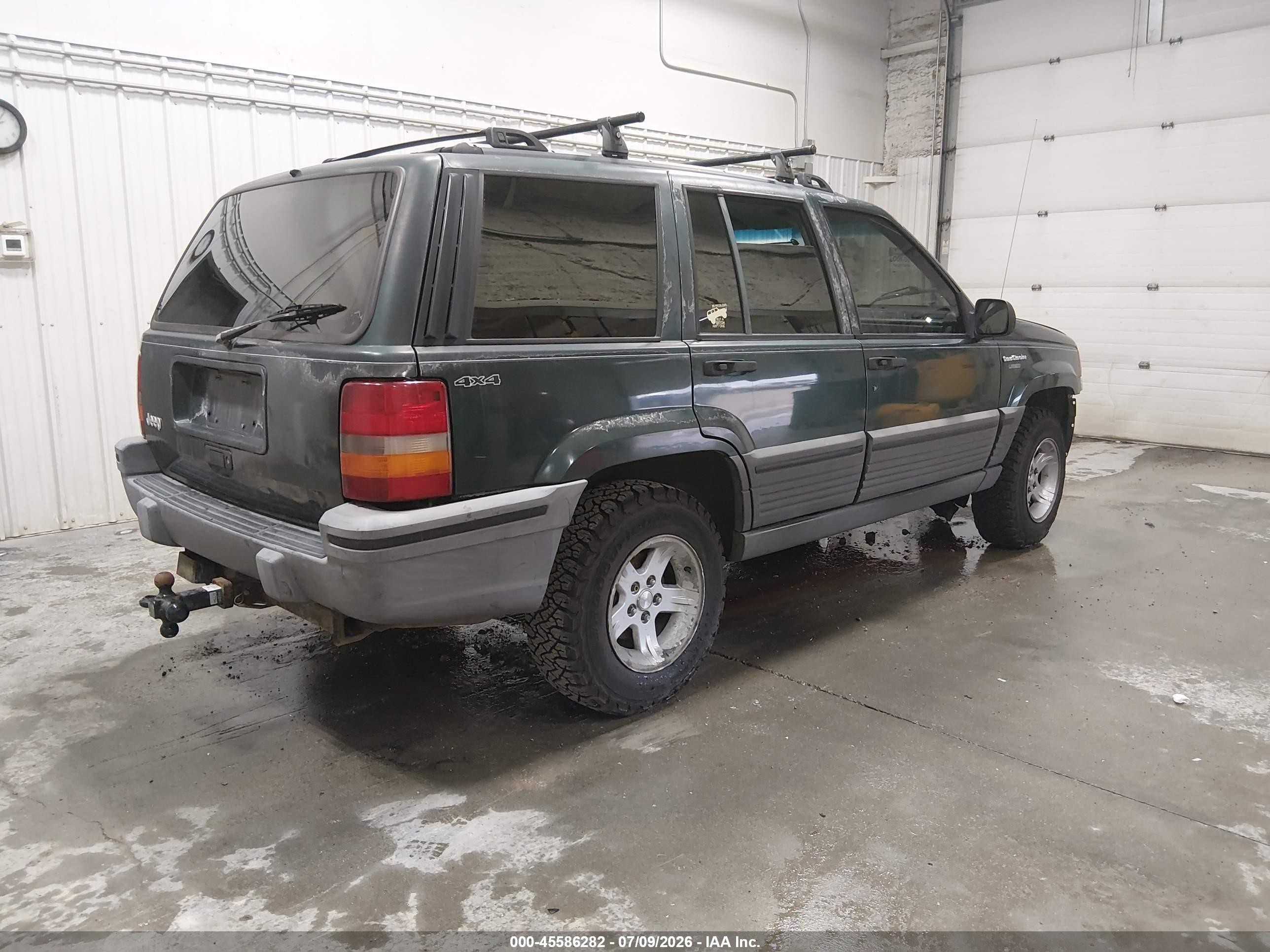 1993 Jeep Grand Cherokee Laredo Green vin: 1J4GZ58S2PC539276