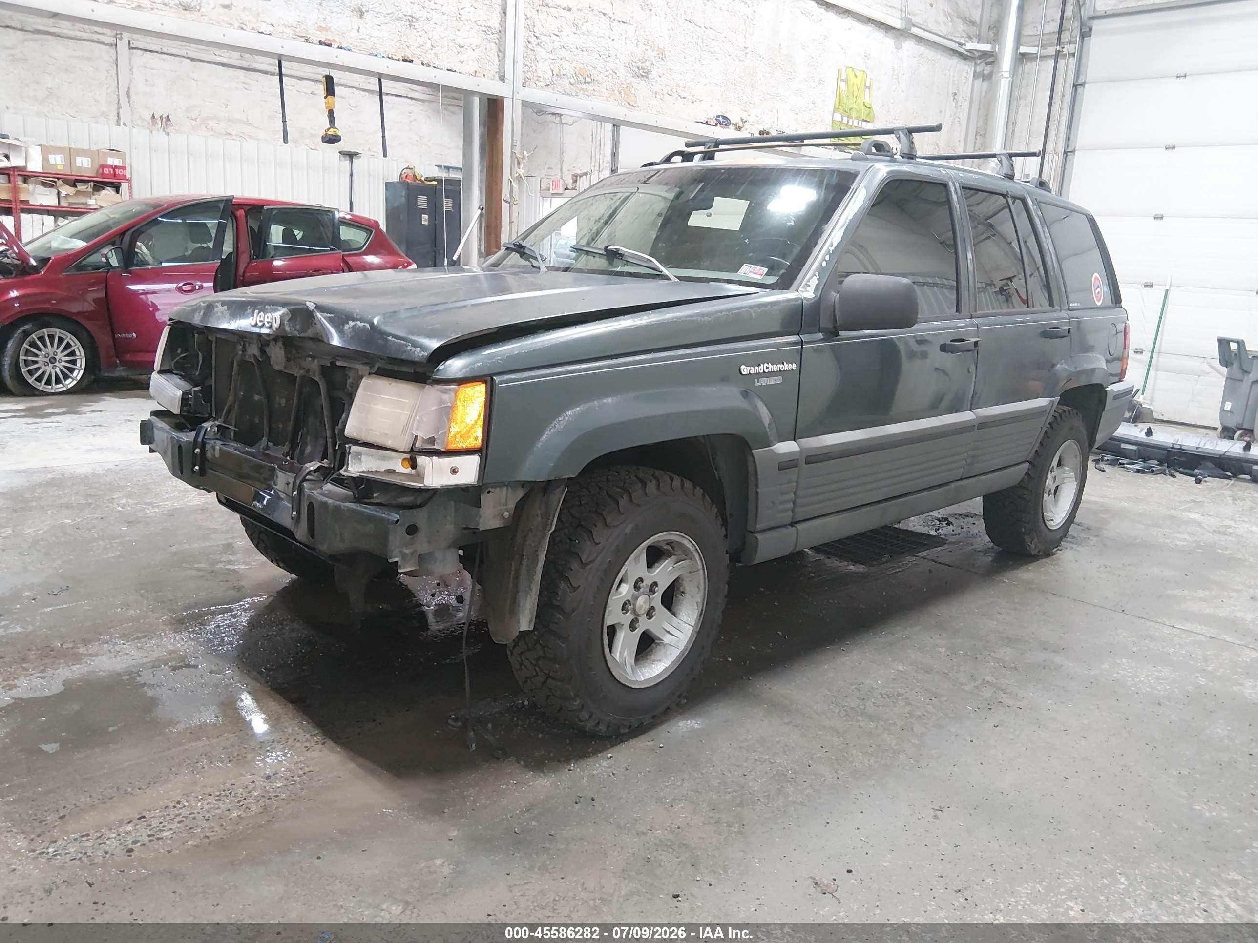 1993 Jeep Grand Cherokee Laredo Green vin: 1J4GZ58S2PC539276