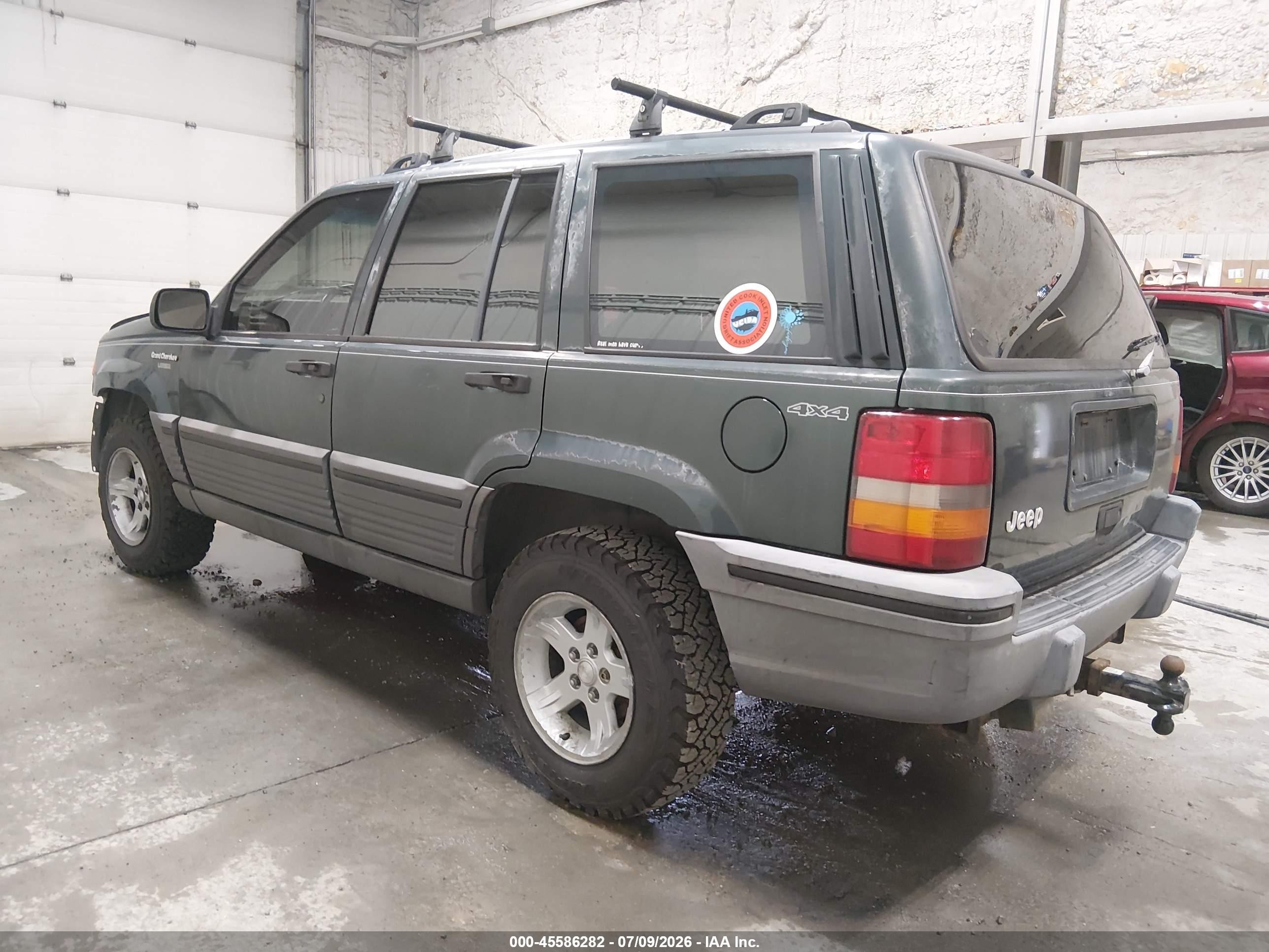 1993 Jeep Grand Cherokee Laredo Green vin: 1J4GZ58S2PC539276
