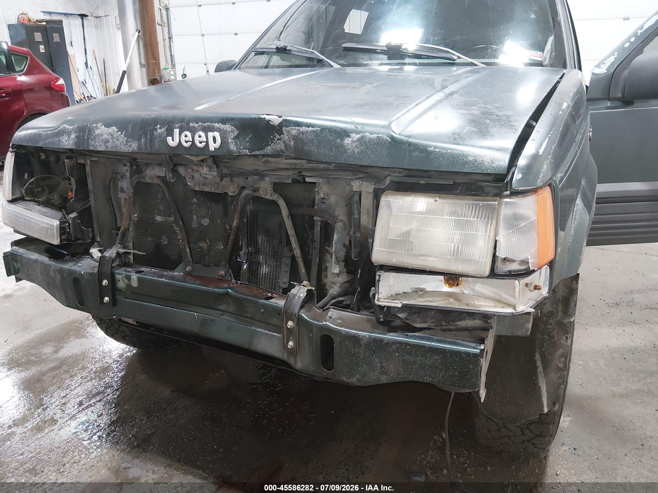 1993 Jeep Grand Cherokee Laredo Green vin: 1J4GZ58S2PC539276