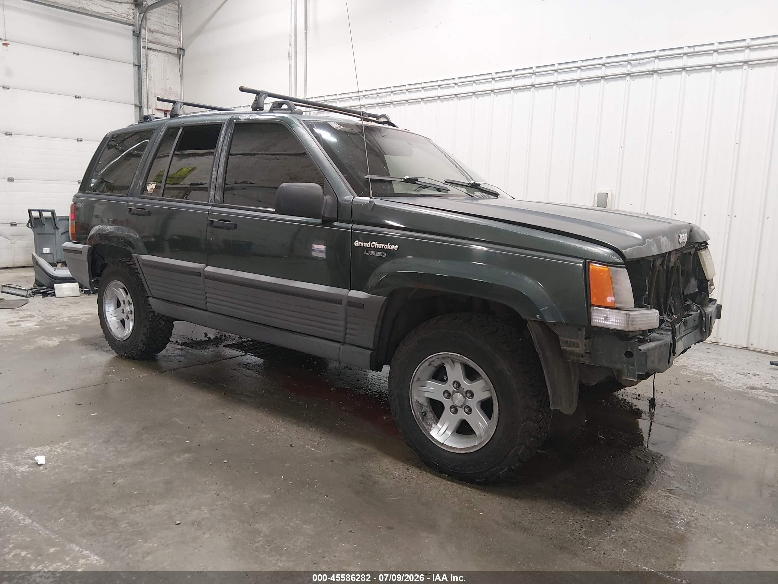 1993 Jeep Grand Cherokee Laredo Green vin: 1J4GZ58S2PC539276