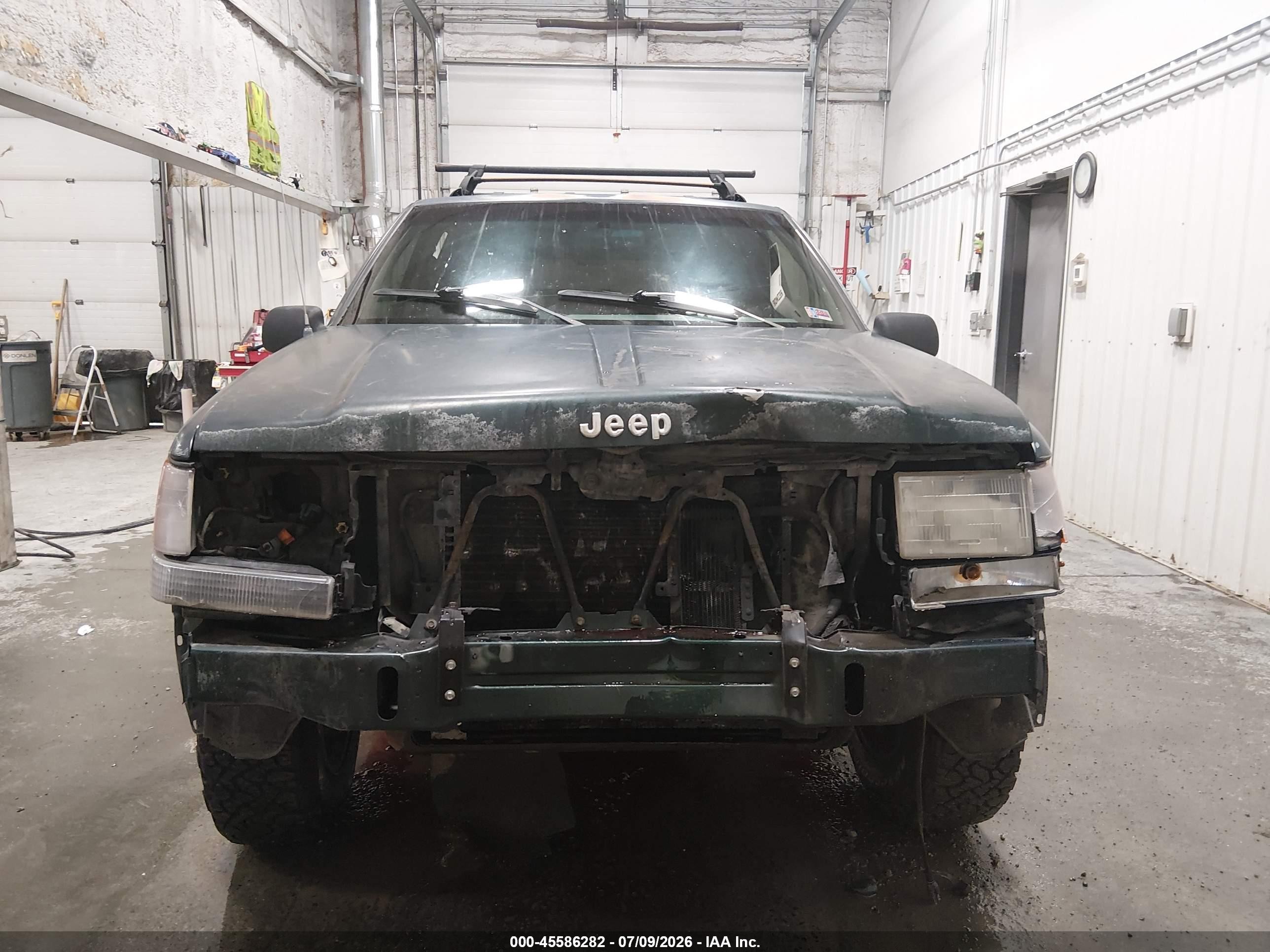 1993 Jeep Grand Cherokee Laredo Green vin: 1J4GZ58S2PC539276