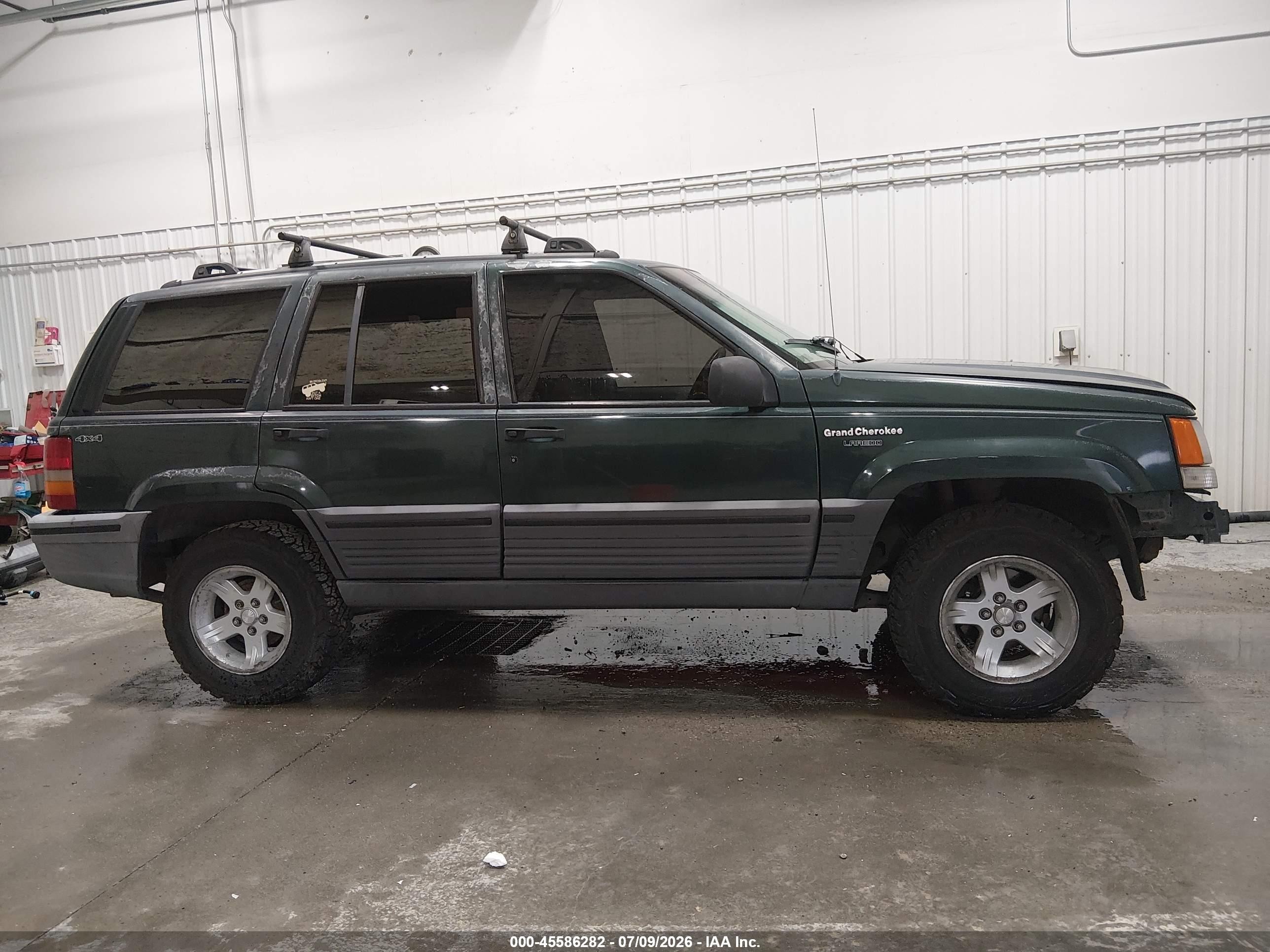 1993 Jeep Grand Cherokee Laredo Green vin: 1J4GZ58S2PC539276