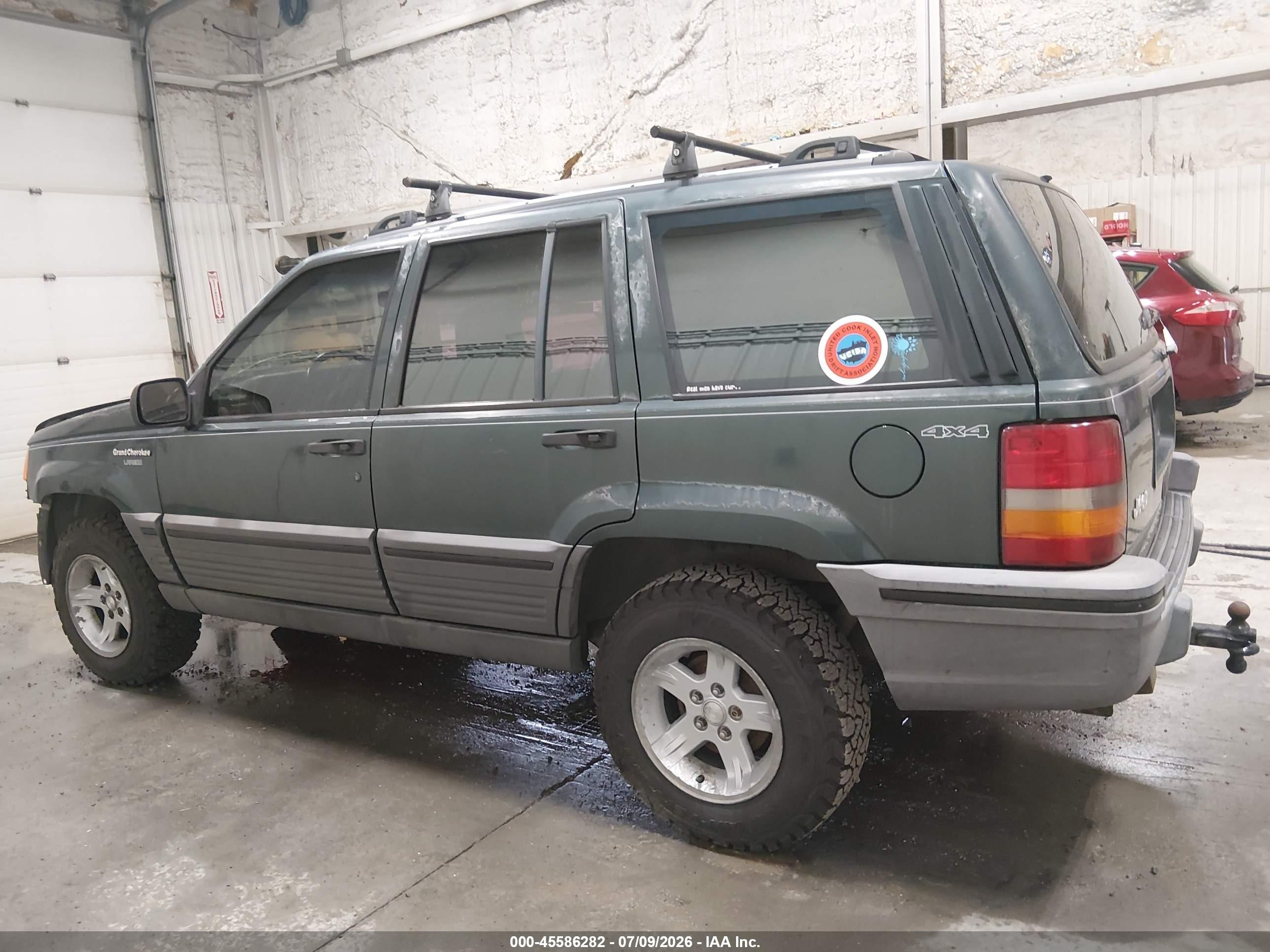 1993 Jeep Grand Cherokee Laredo Green vin: 1J4GZ58S2PC539276