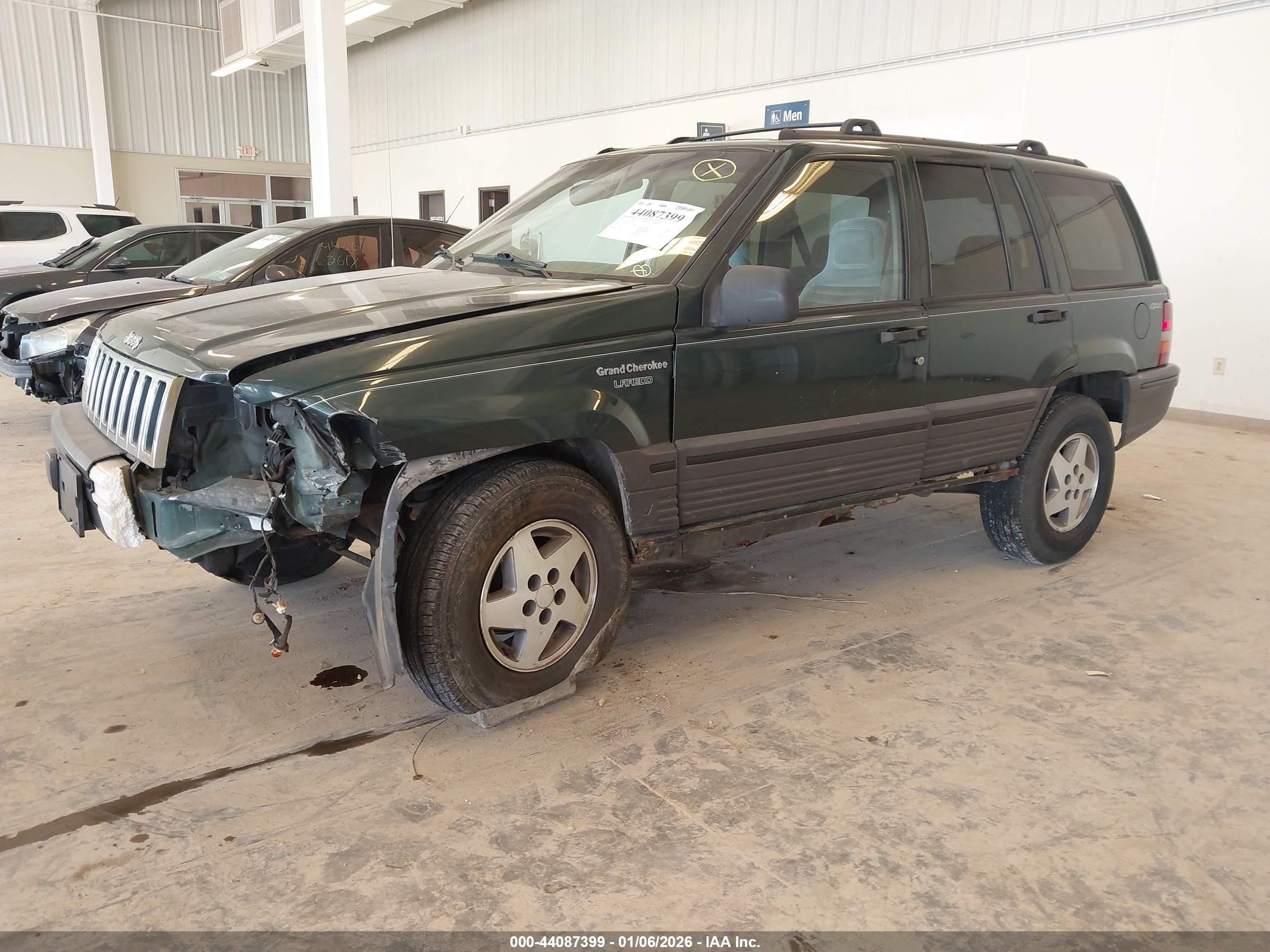1995 Jeep Grand Cherokee Laredo Green vin: 1J4GZ58S2SC717793