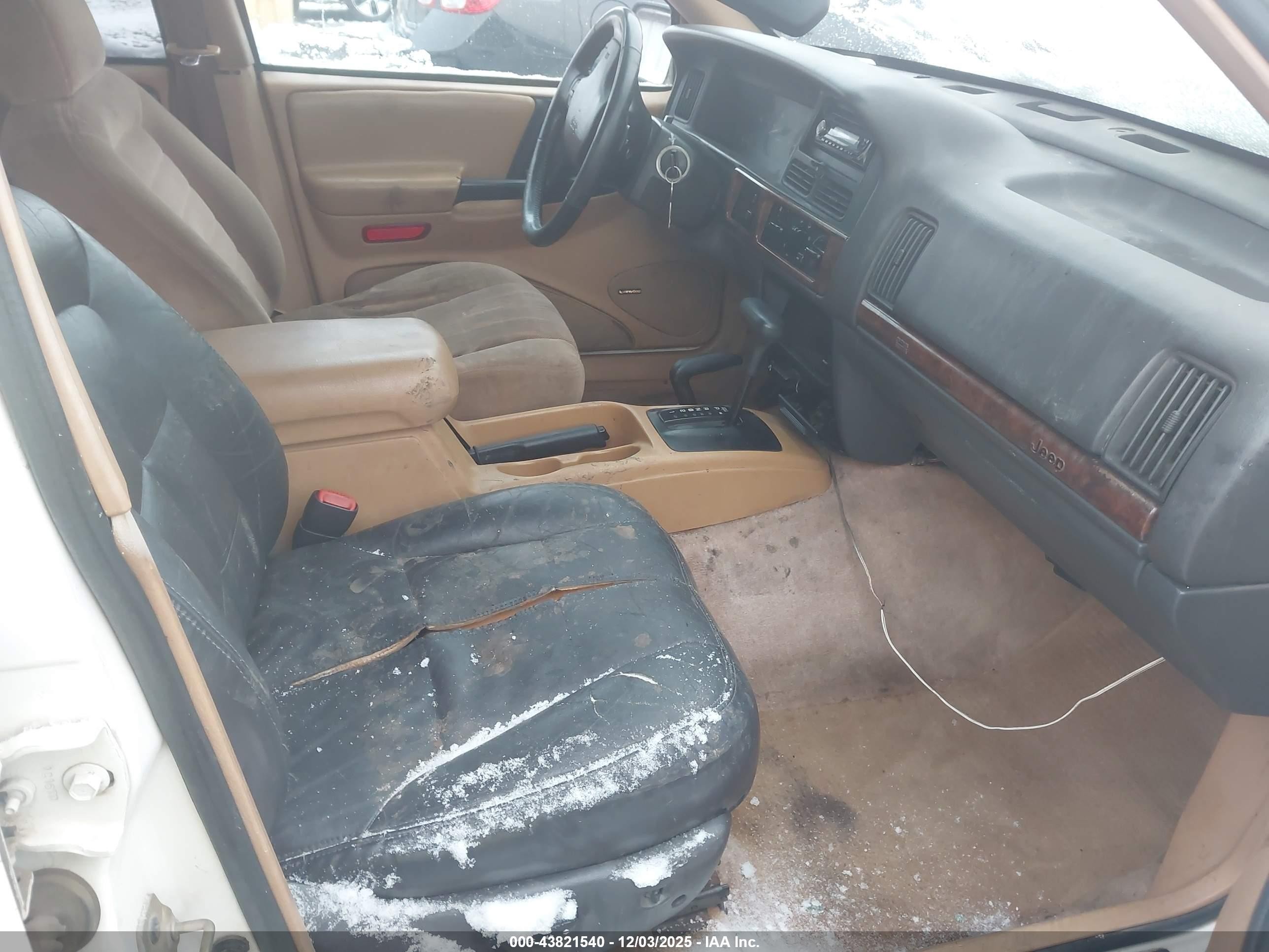 1996 Jeep Grand Cherokee Laredo White vin: 1J4GZ58S2TC387400
