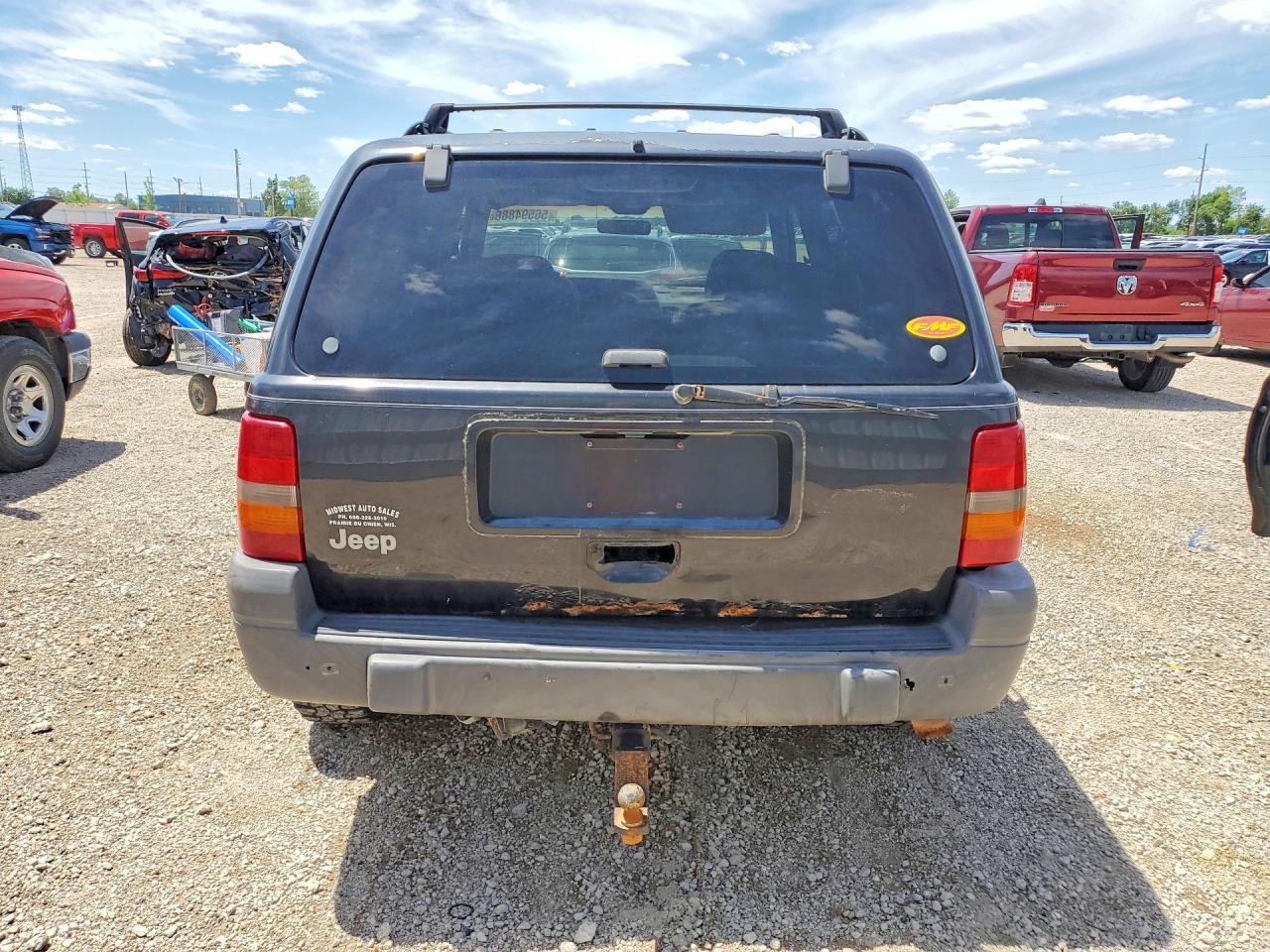 1998 Jeep Grand Cherokee Laredo Black vin: 1J4GZ58S2WC123873