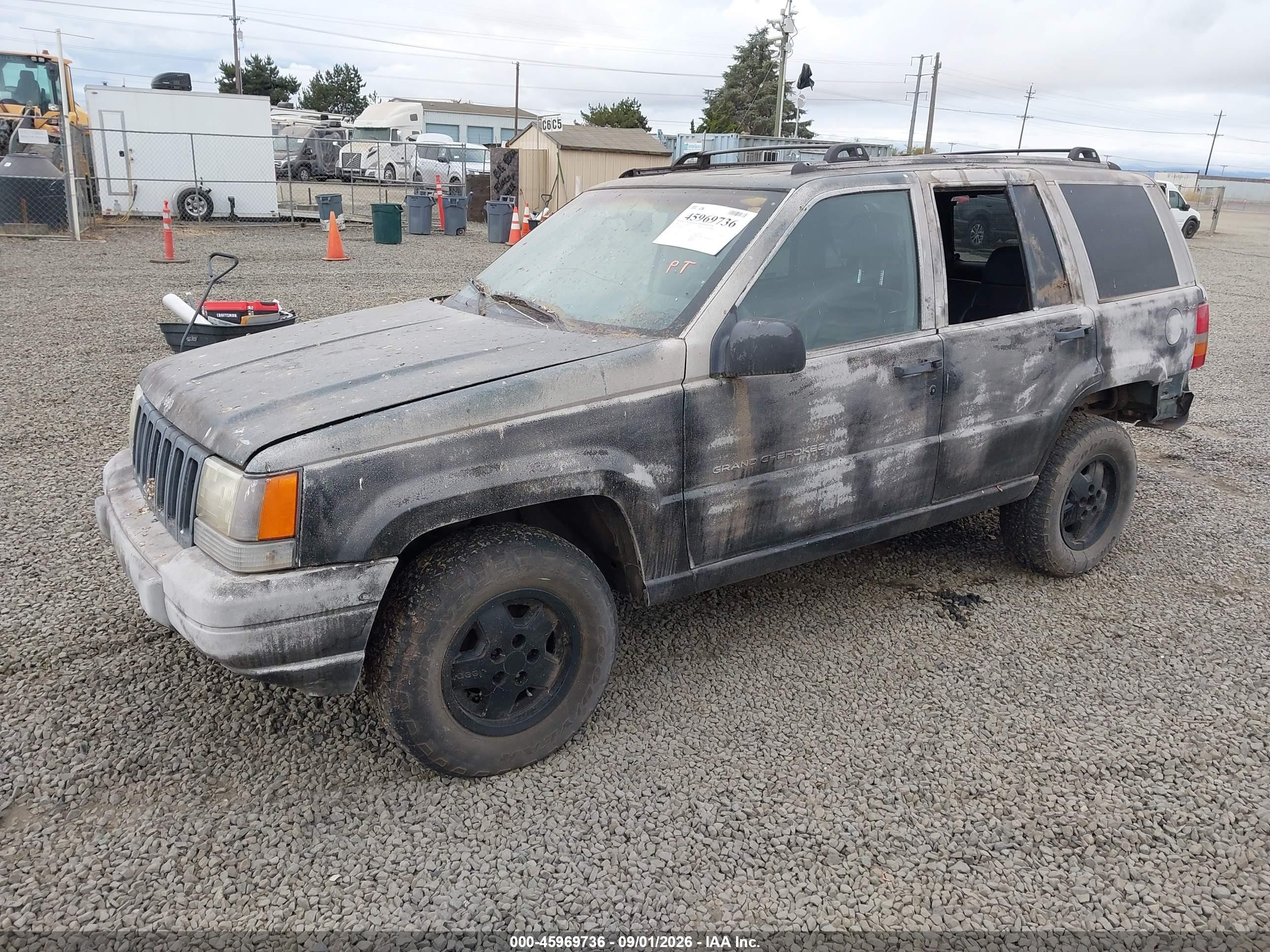 1998 Jeep Grand Cherokee Laredo Green vin: 1J4GZ58S2WC157571
