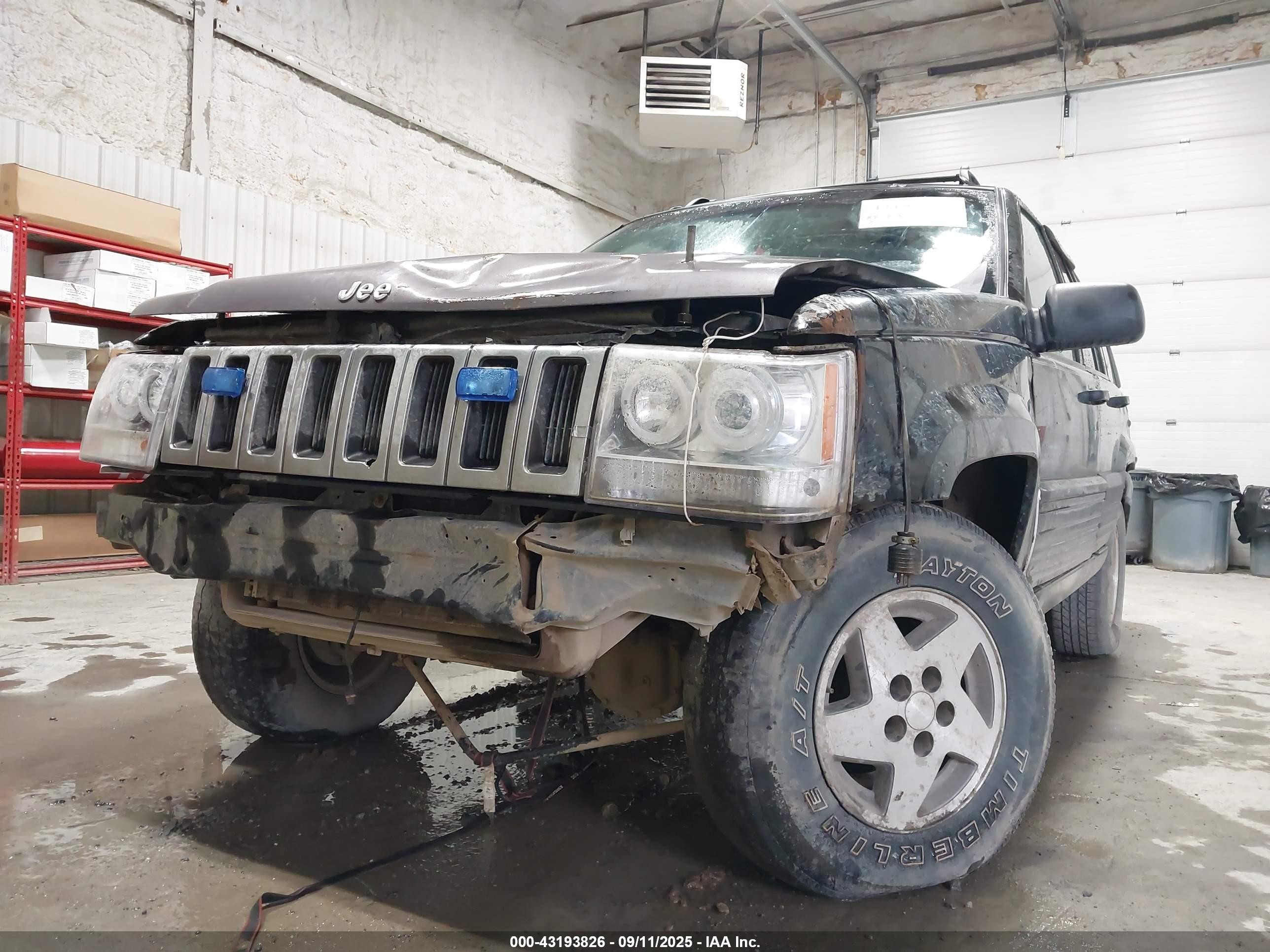 1998 Jeep Grand Cherokee Laredo Black vin: 1J4GZ58S2WC283168