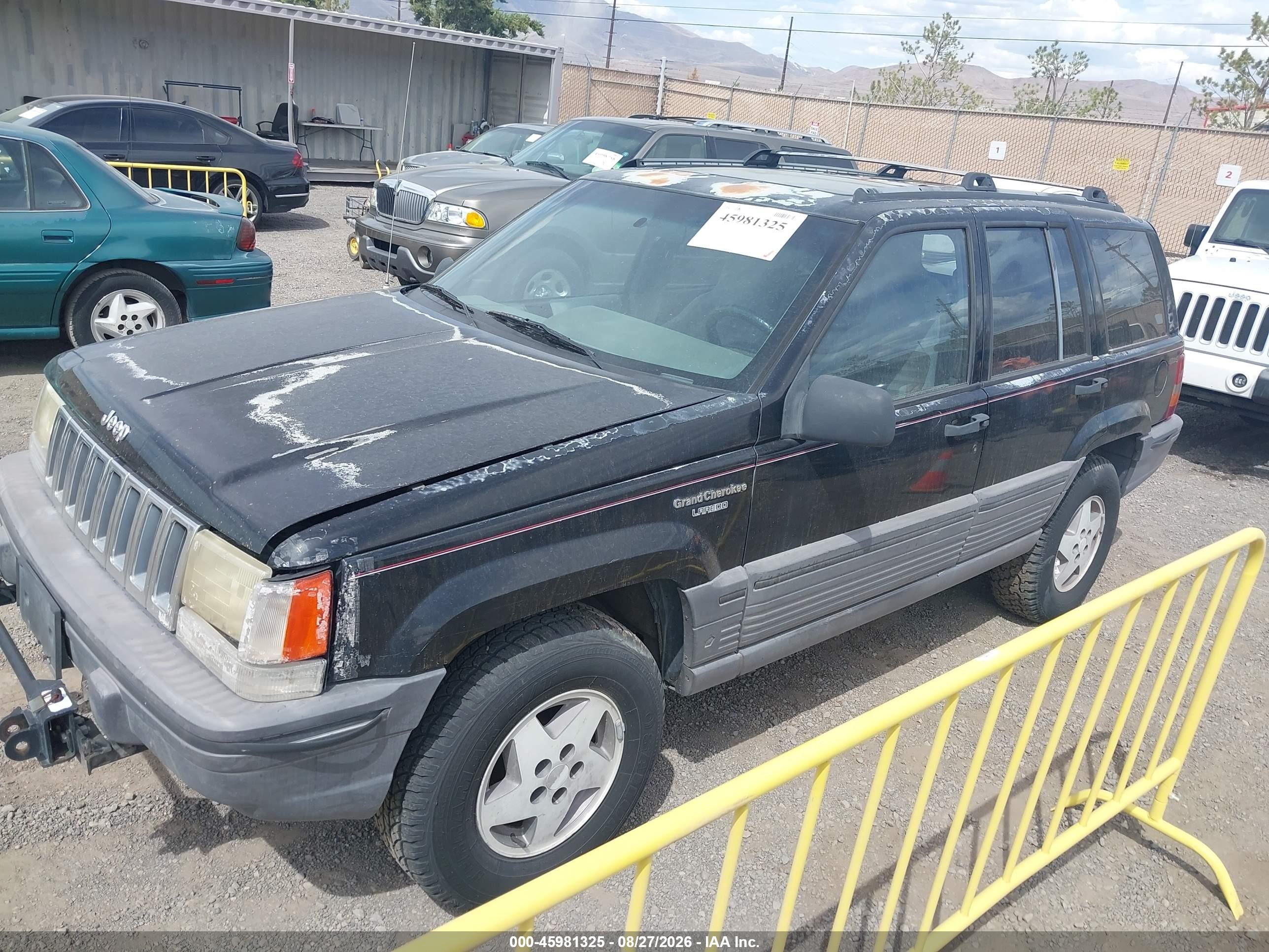 1994 Jeep Grand Cherokee Laredo Black vin: 1J4GZ58S3RC322855