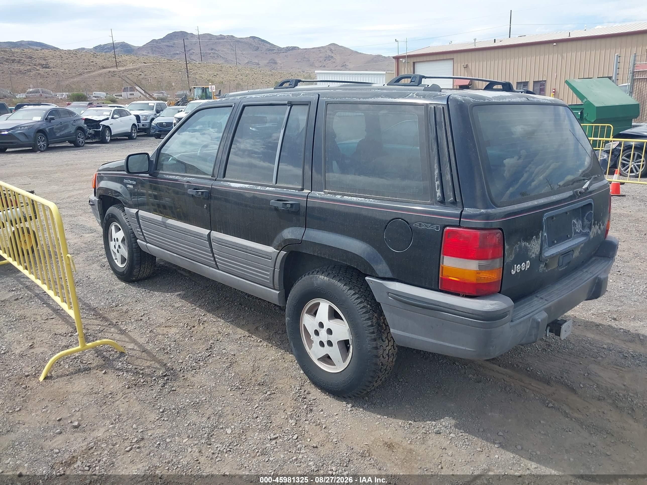 1994 Jeep Grand Cherokee Laredo Black vin: 1J4GZ58S3RC322855