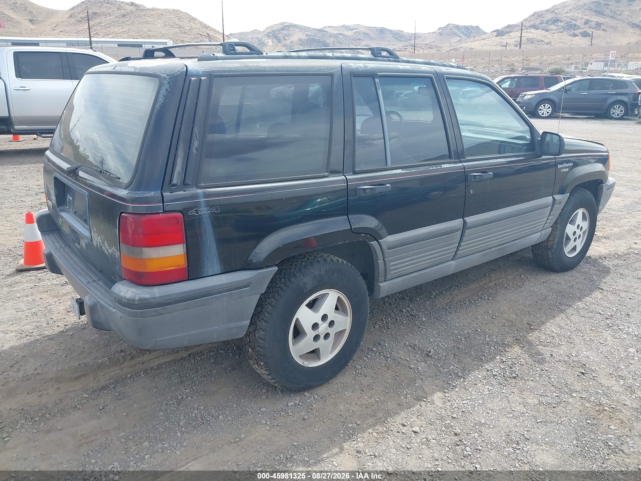 1994 Jeep Grand Cherokee Laredo Black vin: 1J4GZ58S3RC322855