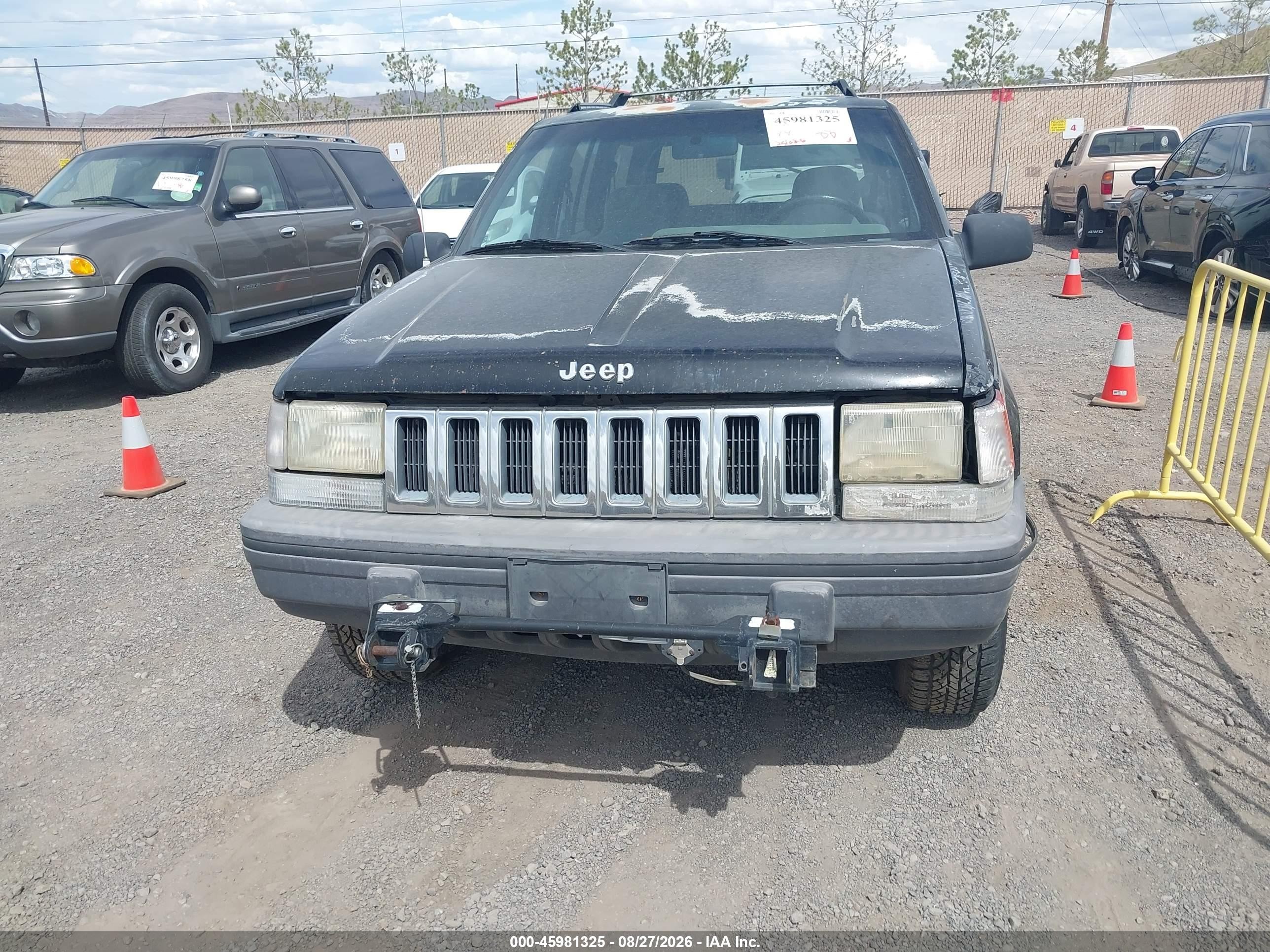 1994 Jeep Grand Cherokee Laredo Black vin: 1J4GZ58S3RC322855