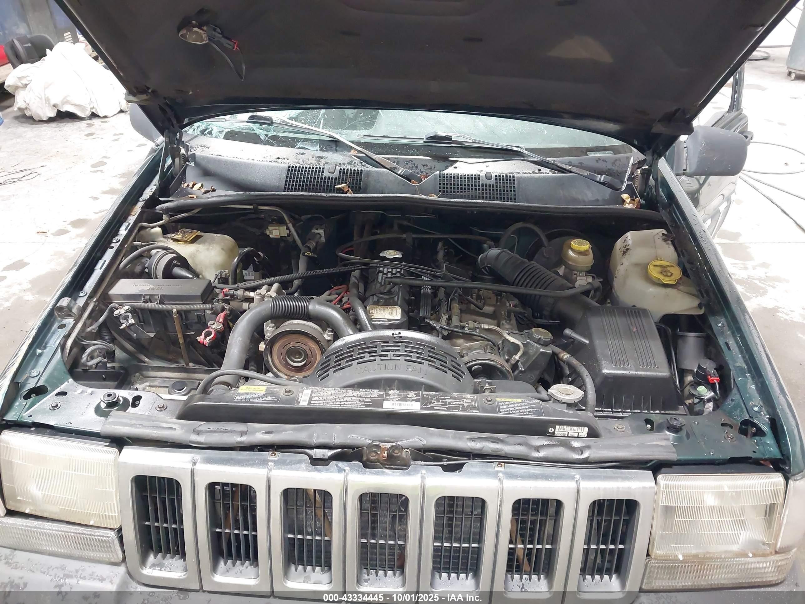 1996 Jeep Grand Cherokee Laredo Green vin: 1J4GZ58S3TC174147