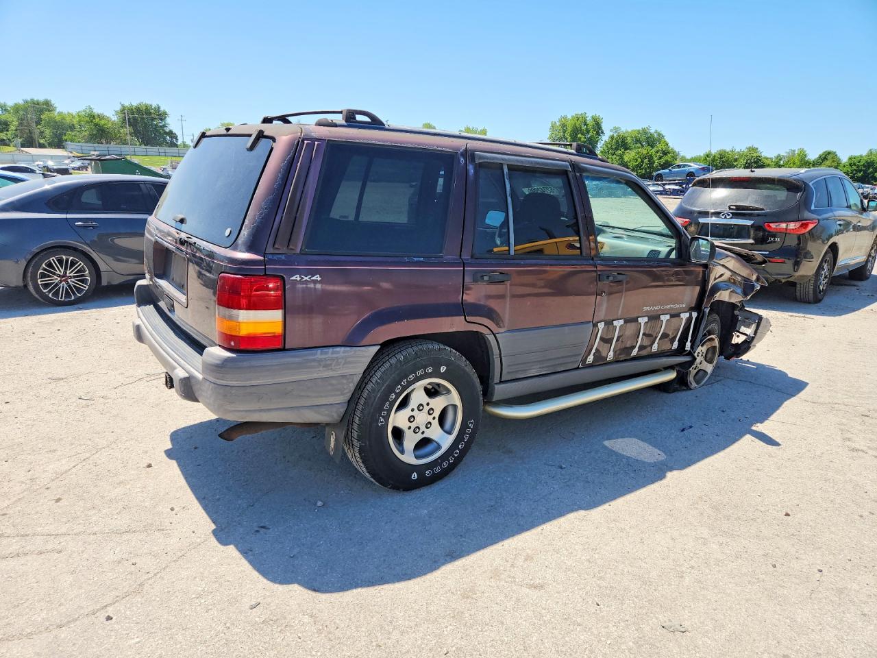 1996 Jeep Cher Se Бордовый vin: 1J4GZ58S3TC388331