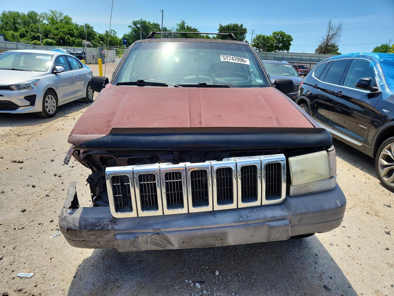 1996 Jeep Cher Se Бордовый vin: 1J4GZ58S3TC388331