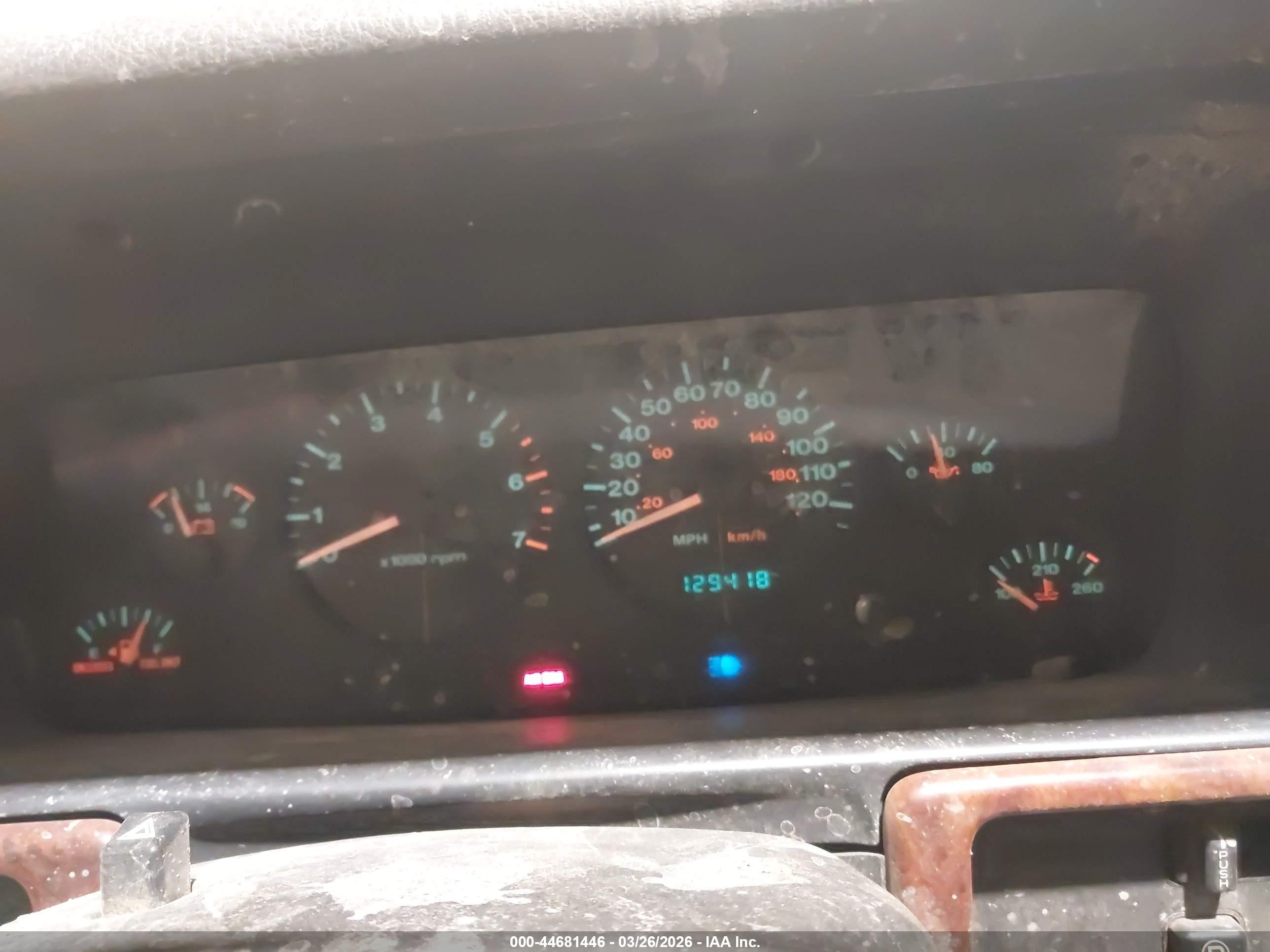 1997 Jeep Grand Cherokee Laredo/tsi Серый vin: 1J4GZ58S3VC685814