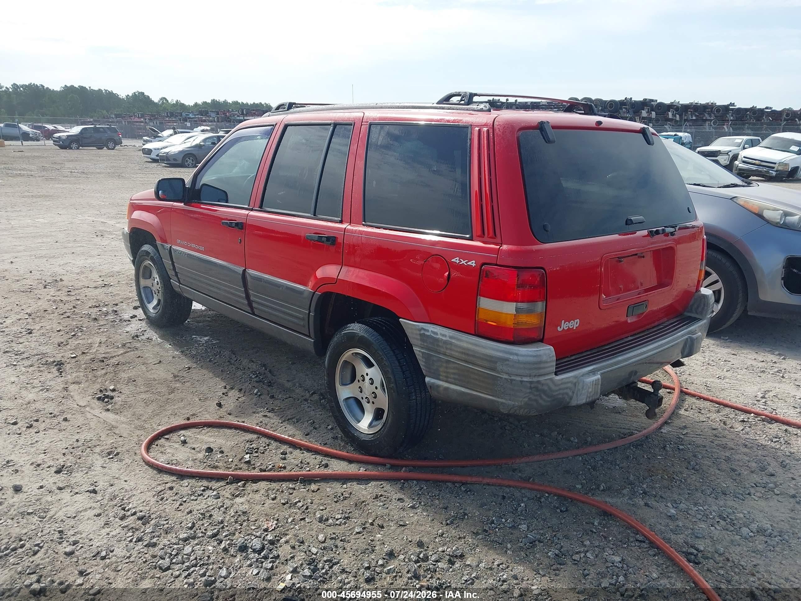 1997 Jeep Grand Cherokee Laredo/tsi Red vin: 1J4GZ58S3VC730749