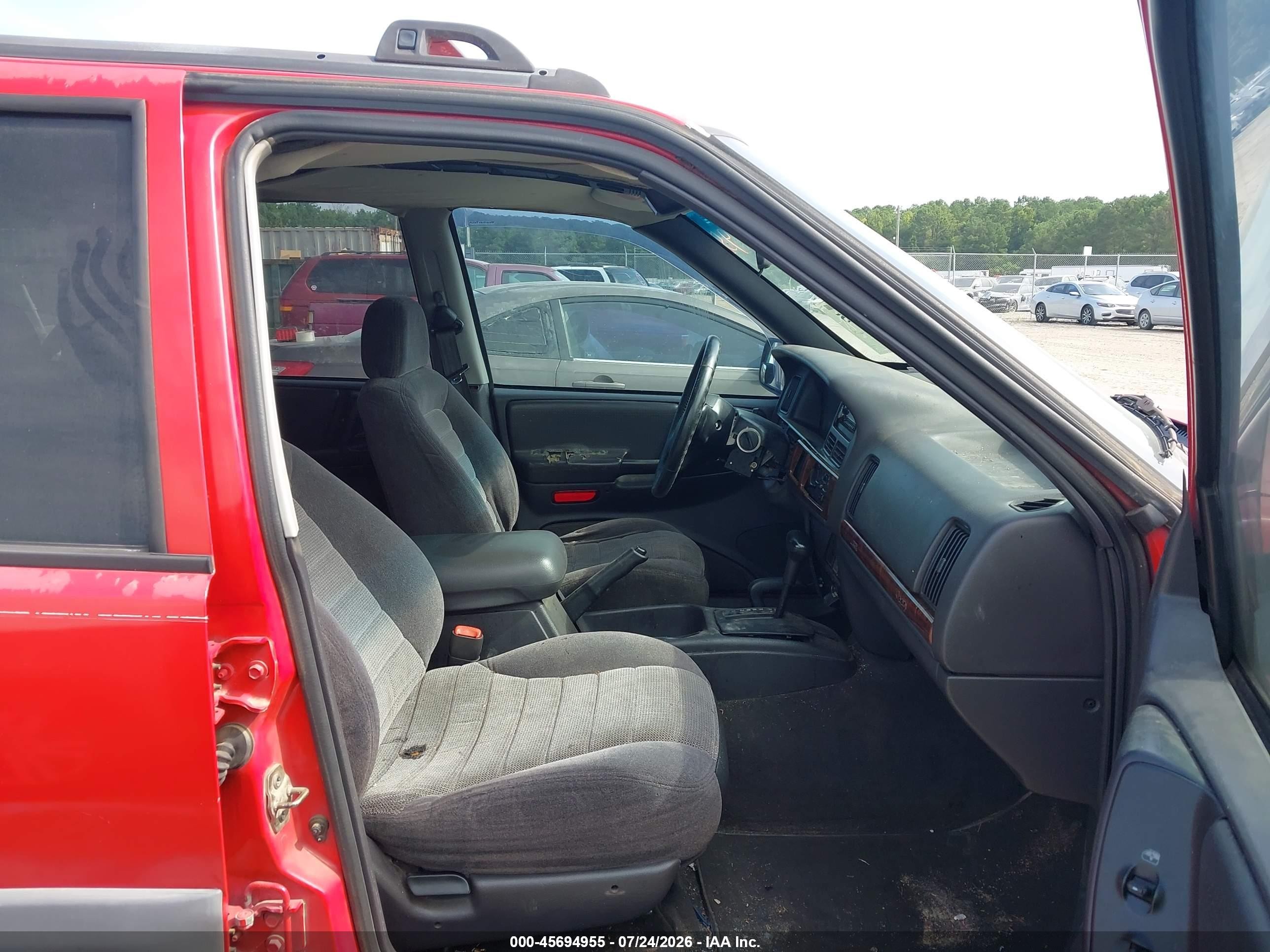 1997 Jeep Grand Cherokee Laredo/tsi Red vin: 1J4GZ58S3VC730749