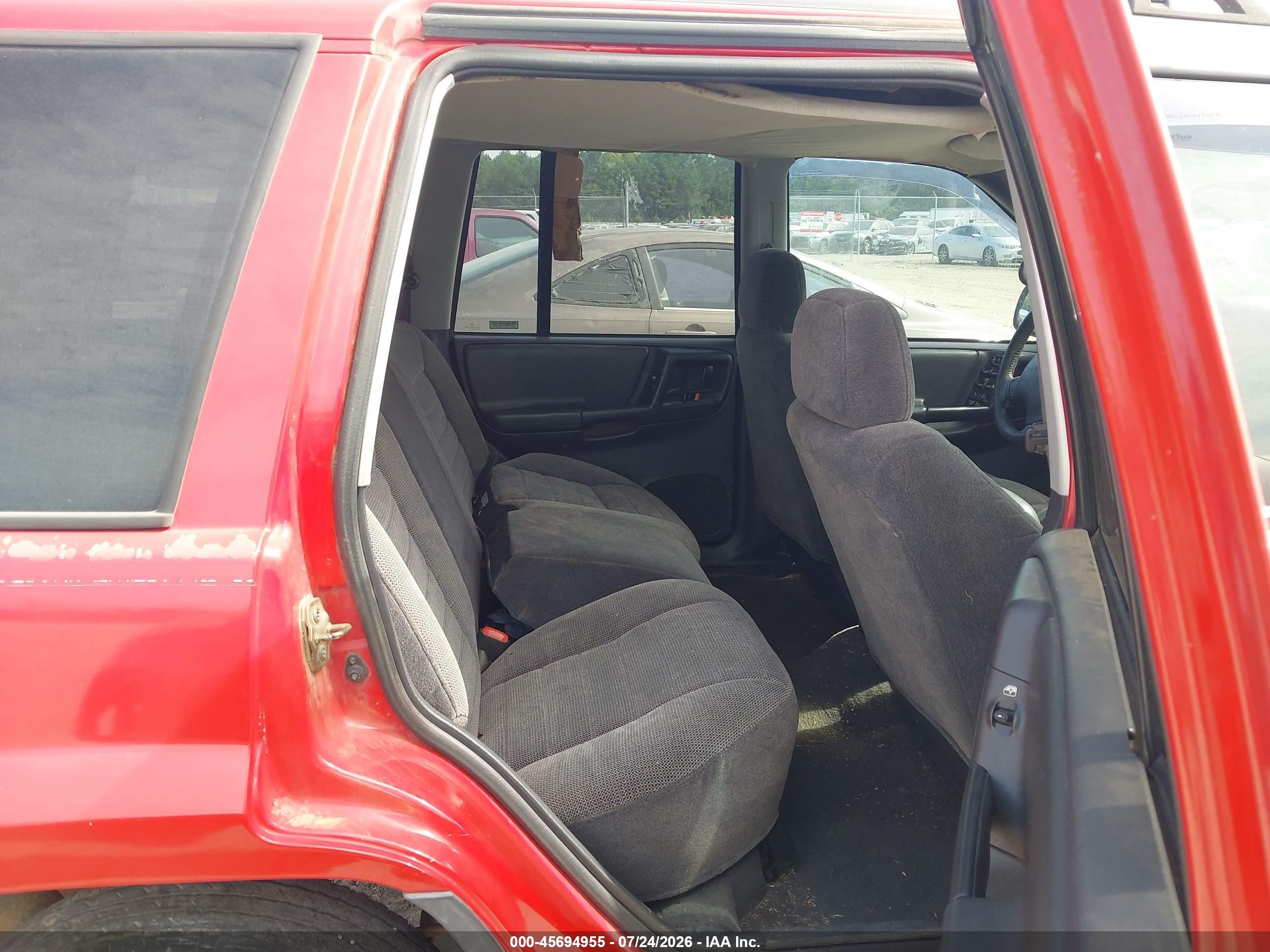 1997 Jeep Grand Cherokee Laredo/tsi Red vin: 1J4GZ58S3VC730749