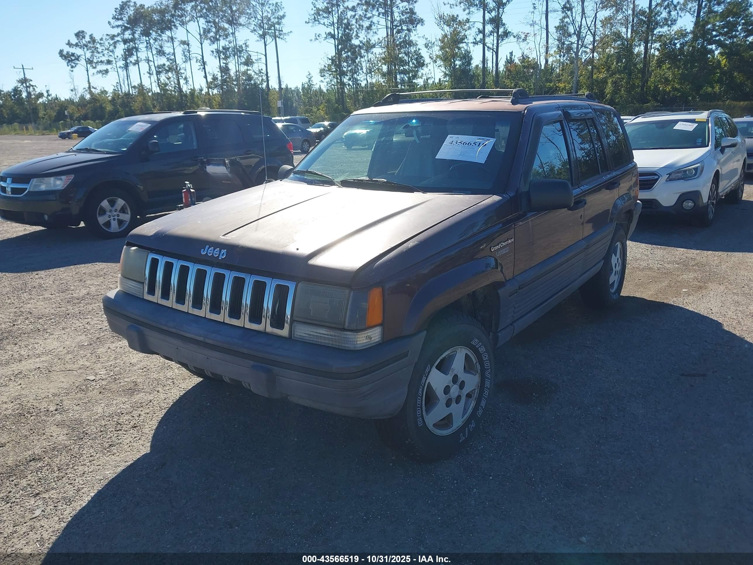 1995 Jeep Grand Cherokee Laredo Purple vin: 1J4GZ58S4SC543323