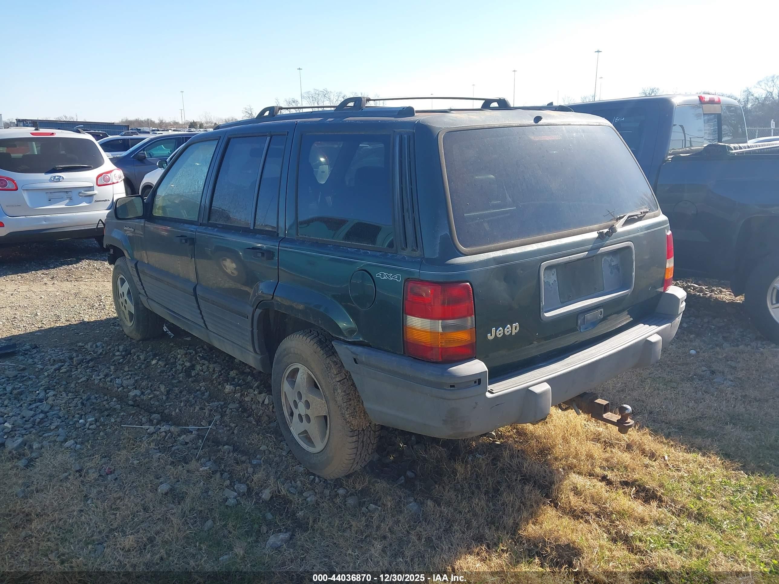 1995 Jeep Grand Cherokee Laredo Green vin: 1J4GZ58S4SC726012