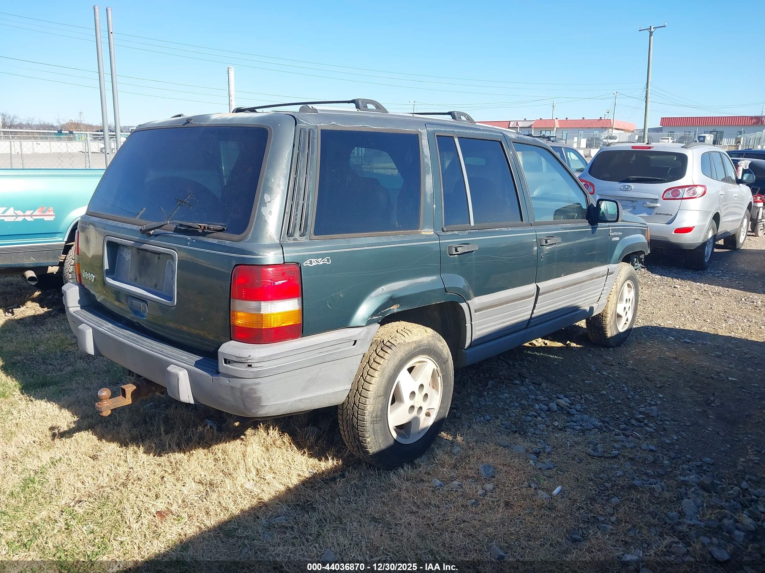 1995 Jeep Grand Cherokee Laredo Green vin: 1J4GZ58S4SC726012