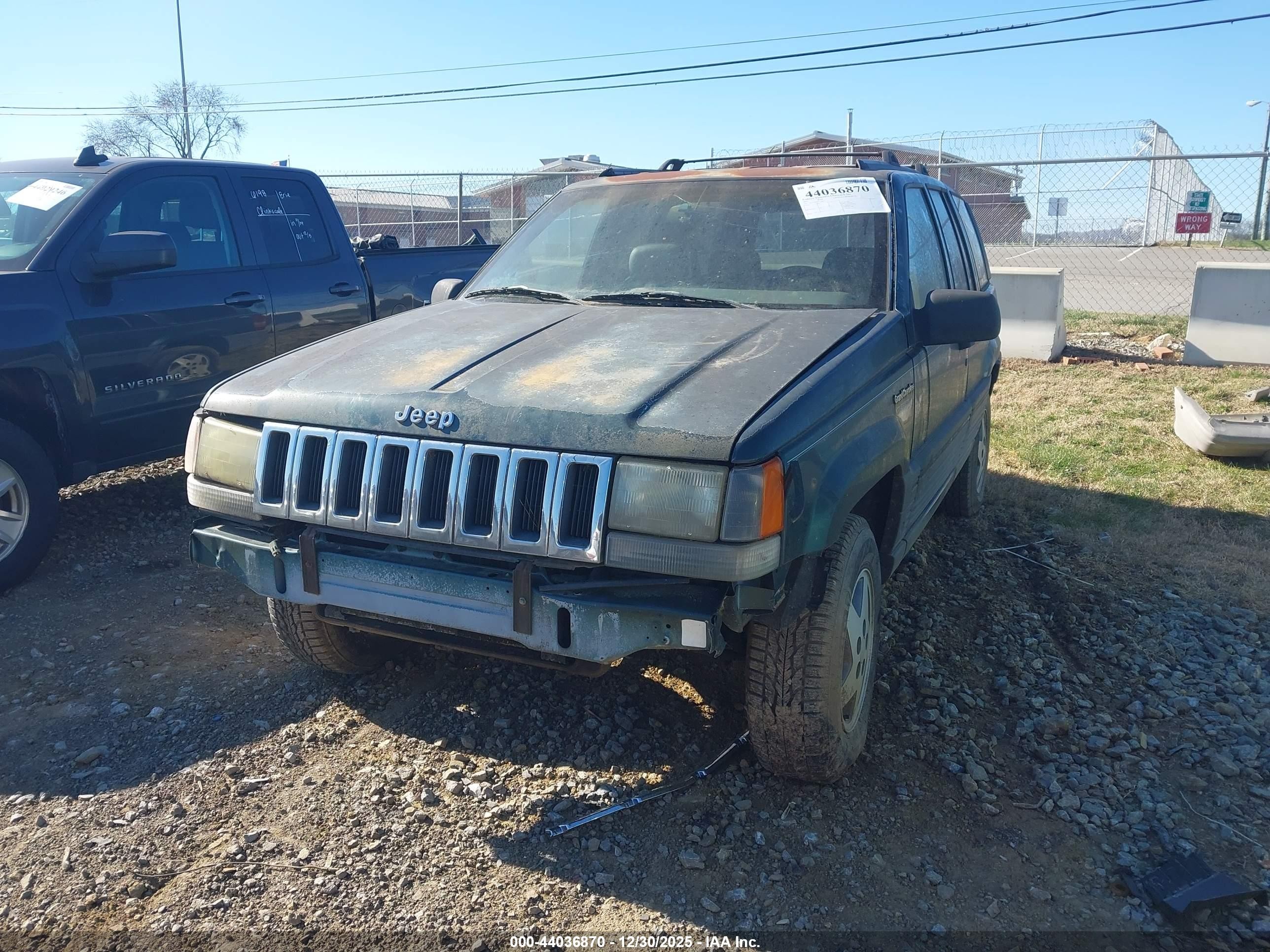 1995 Jeep Grand Cherokee Laredo Green vin: 1J4GZ58S4SC726012