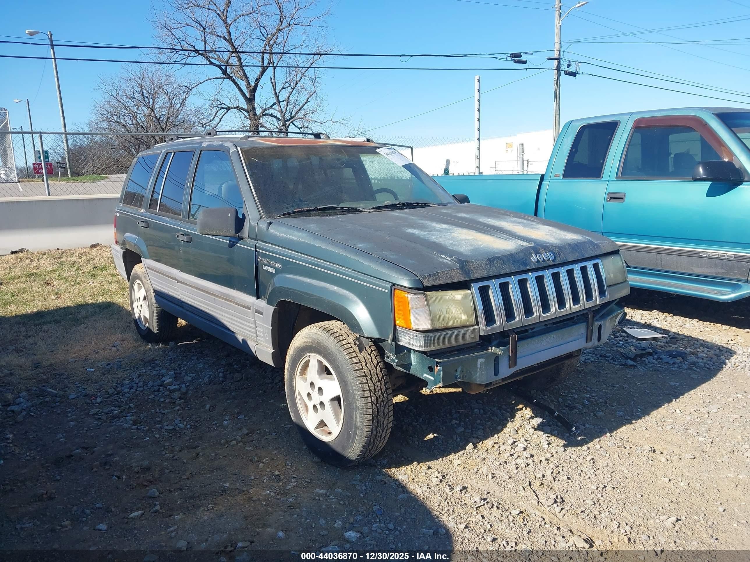 1995 Jeep Grand Cherokee Laredo Green vin: 1J4GZ58S4SC726012