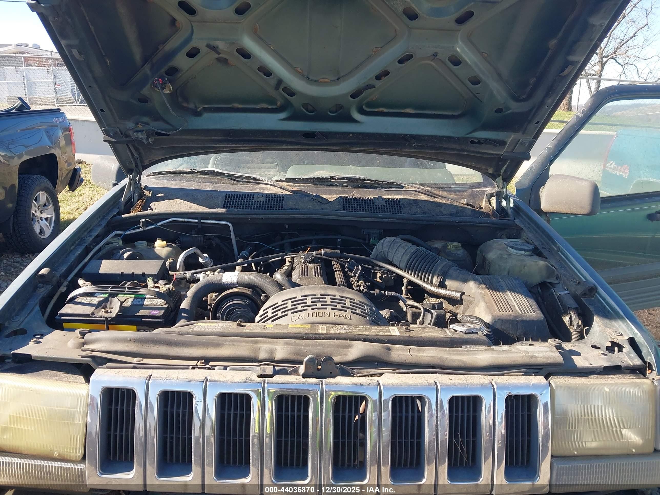 1995 Jeep Grand Cherokee Laredo Green vin: 1J4GZ58S4SC726012