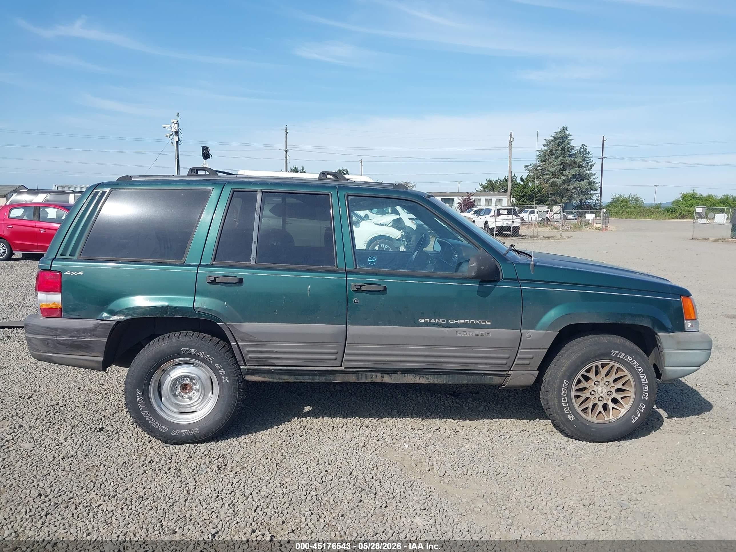 1996 Jeep Grand Cherokee Laredo Зеленый vin: 1J4GZ58S5TC198563