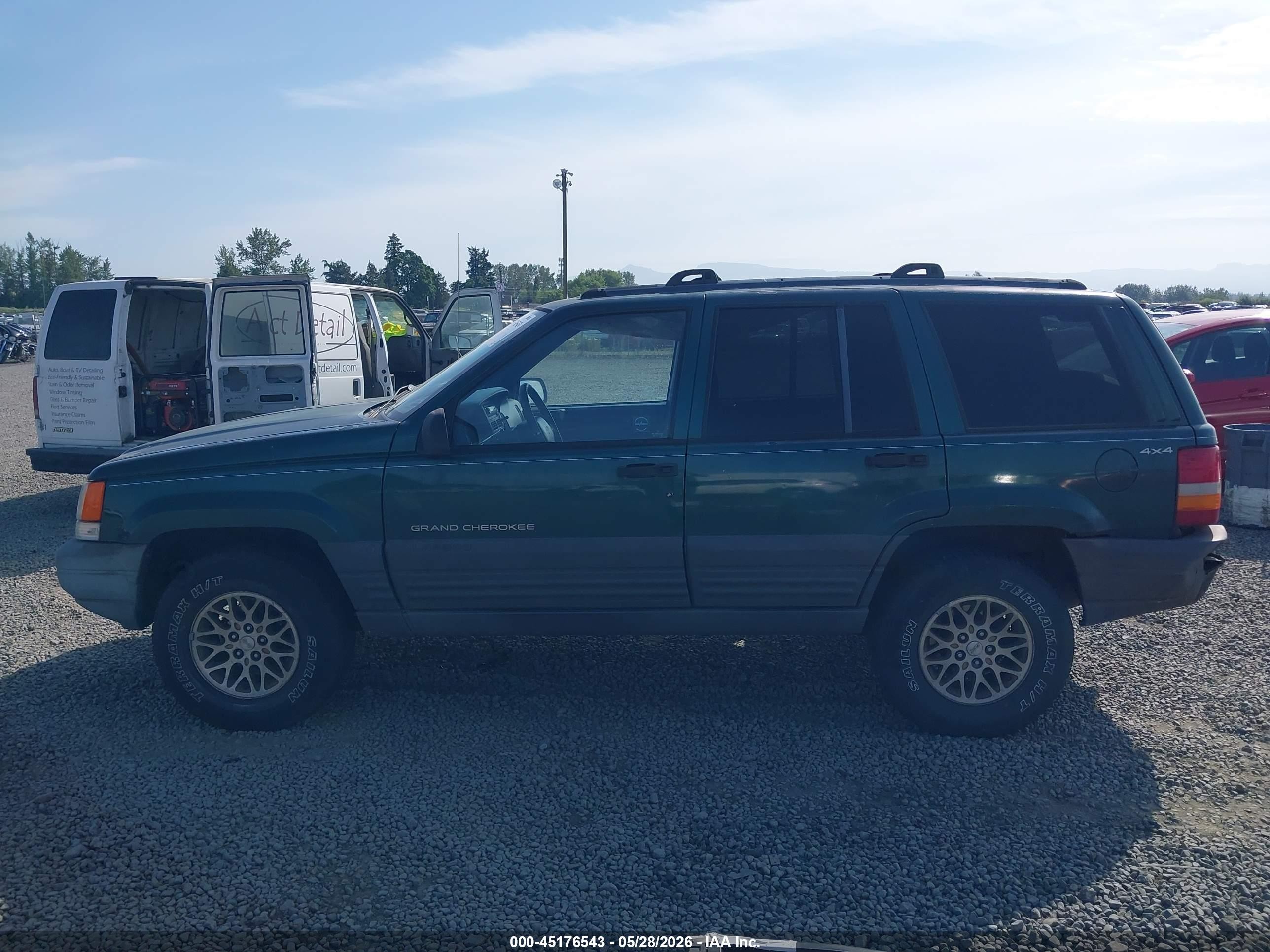 1996 Jeep Grand Cherokee Laredo Зеленый vin: 1J4GZ58S5TC198563