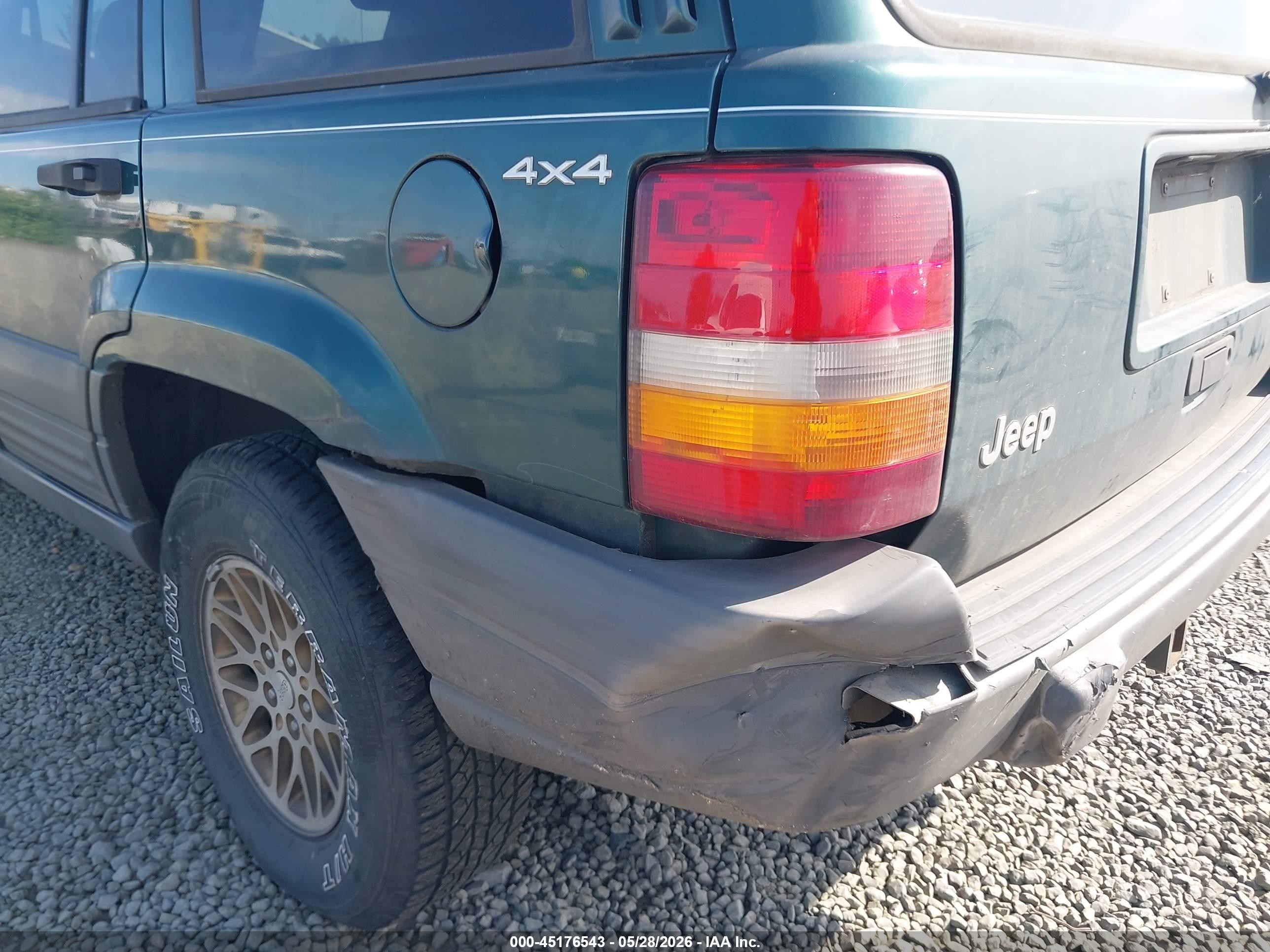 1996 Jeep Grand Cherokee Laredo Зеленый vin: 1J4GZ58S5TC198563