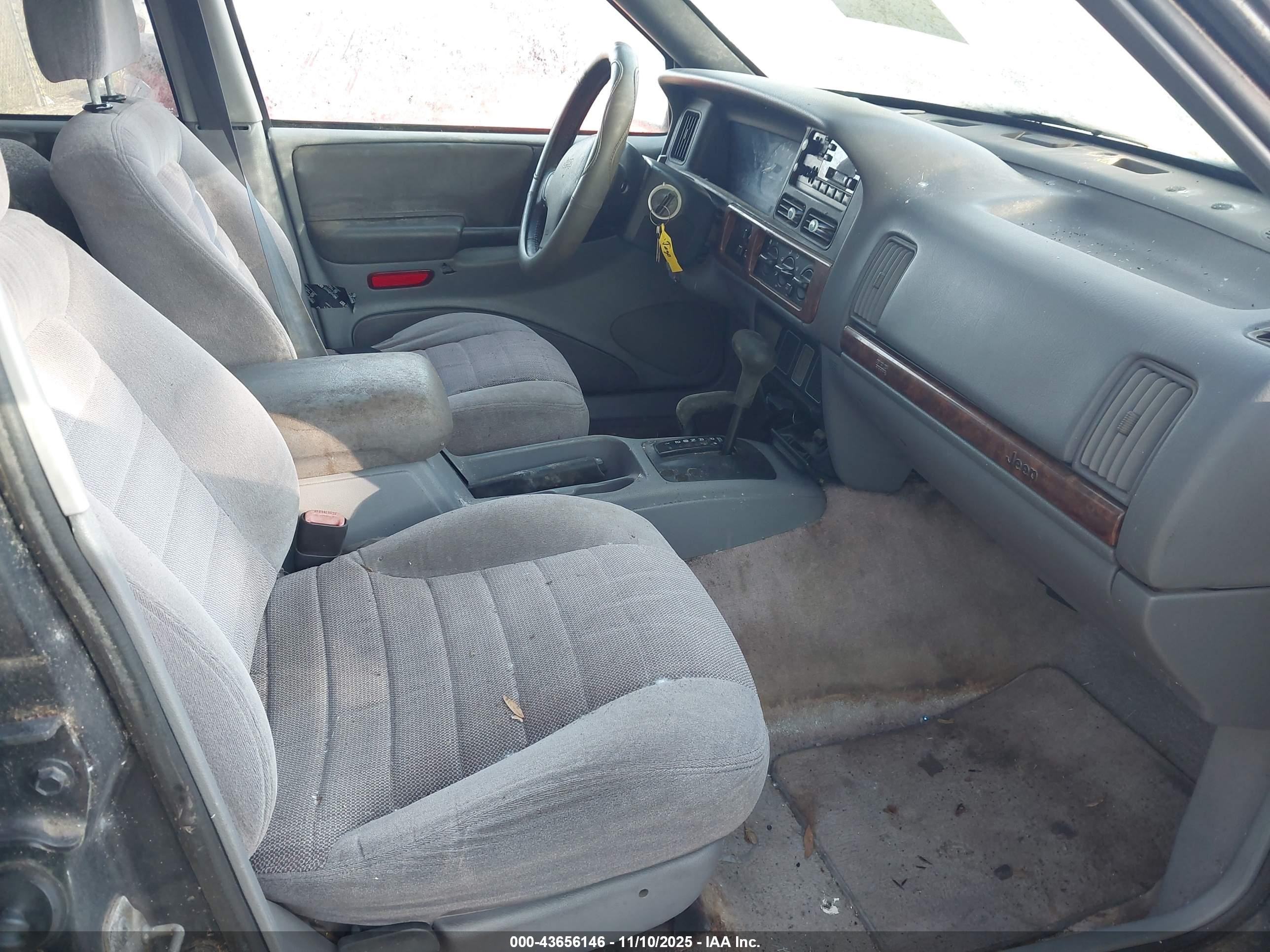 1996 Jeep Grand Cherokee Laredo Black vin: 1J4GZ58S5TC325487