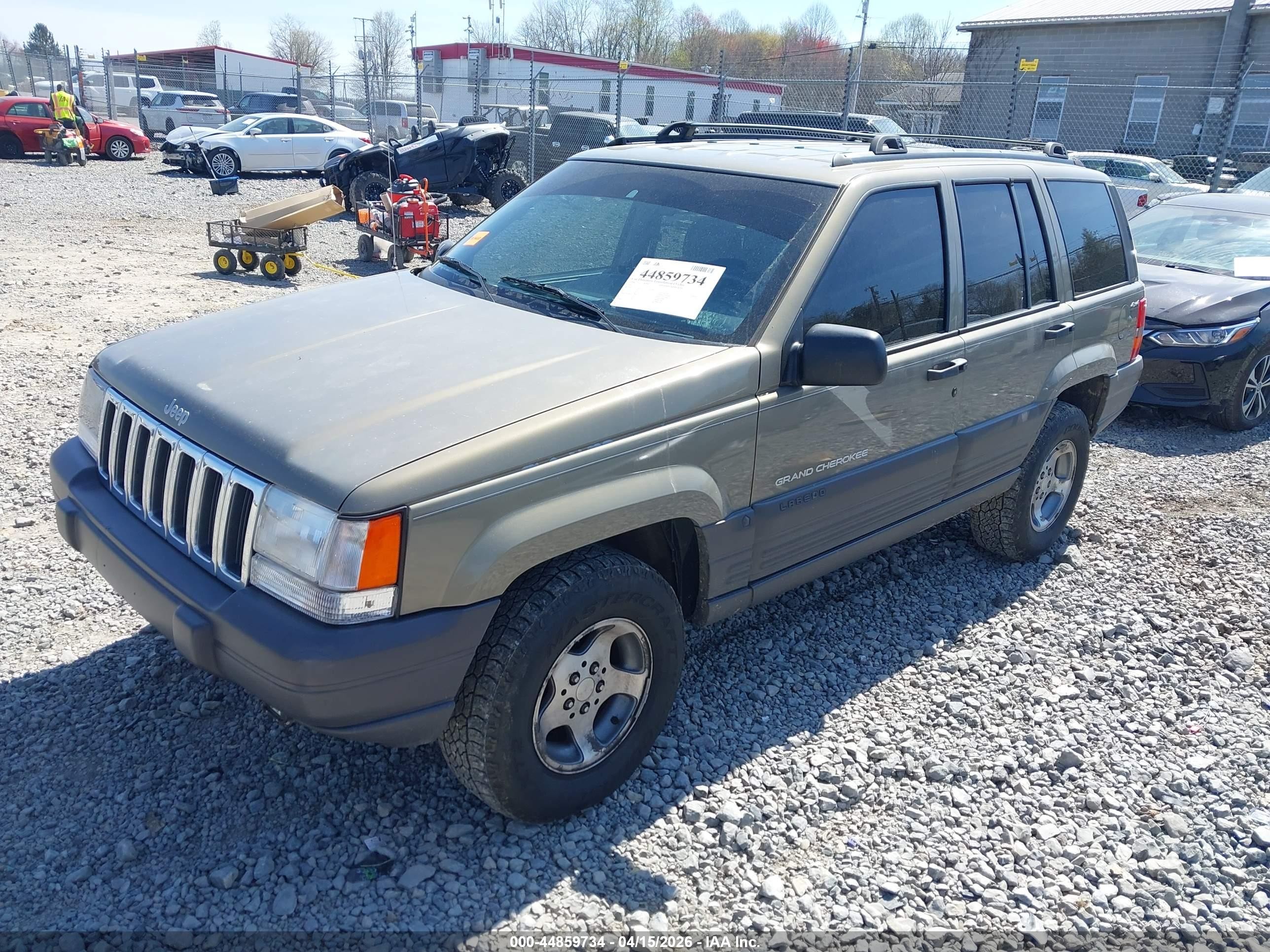1996 Jeep Grand Cherokee Laredo Желто-коричневый vin: 1J4GZ58S5TC404092