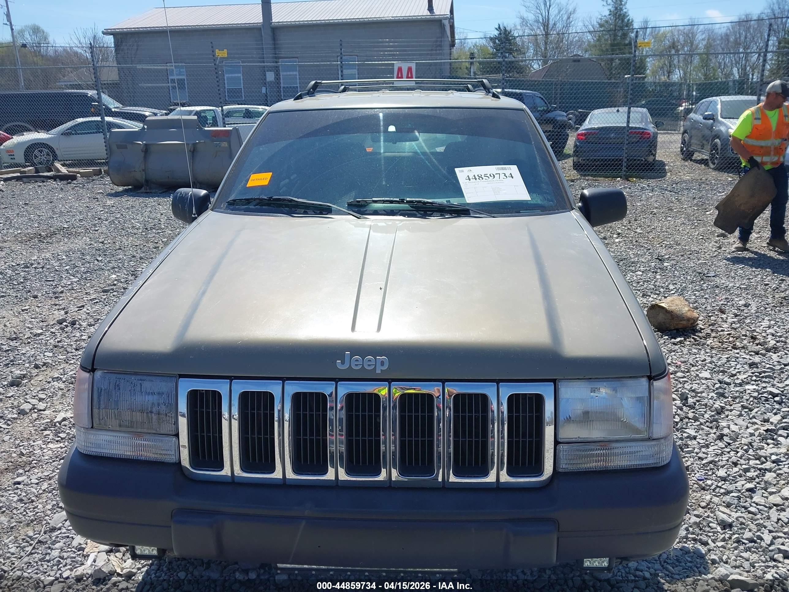 1996 Jeep Grand Cherokee Laredo Желто-коричневый vin: 1J4GZ58S5TC404092