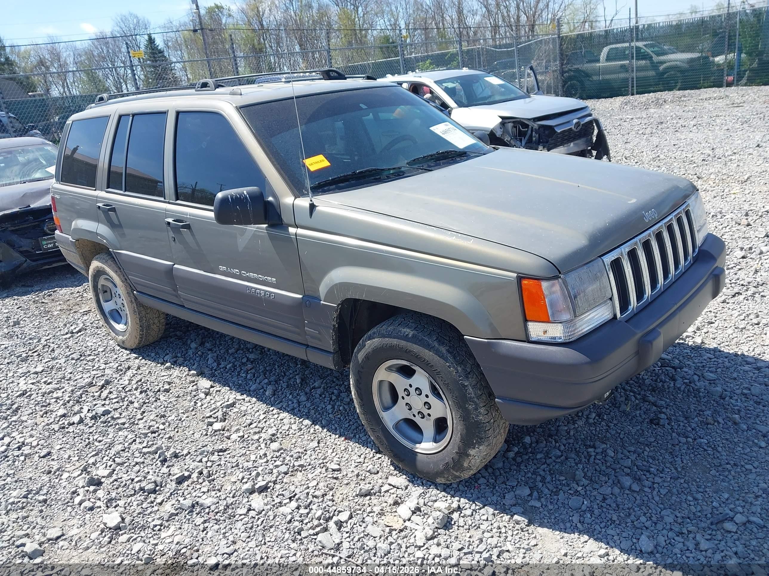1996 Jeep Grand Cherokee Laredo Желто-коричневый vin: 1J4GZ58S5TC404092